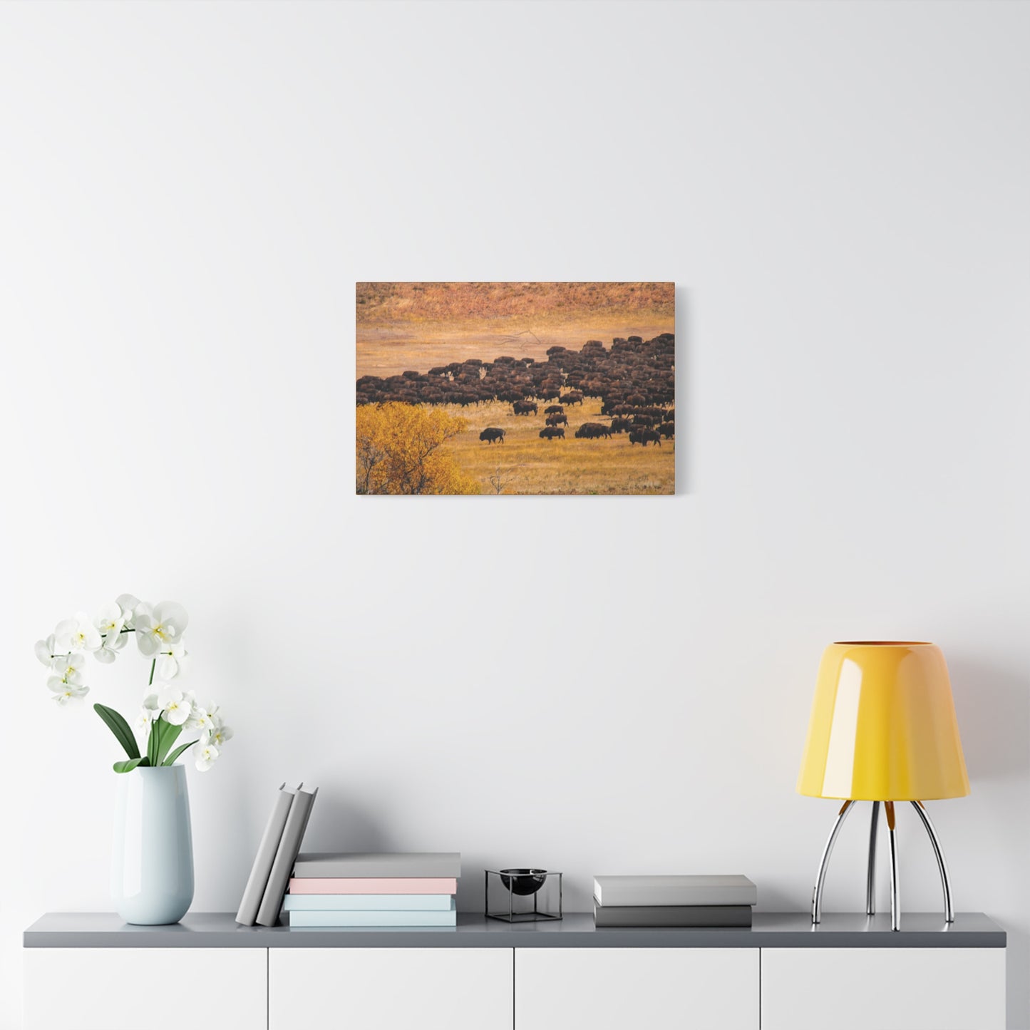 Buffalo all Gathered Canvas