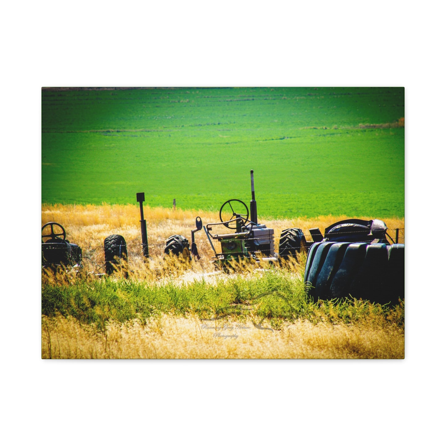 Rustic Tractor Canvas