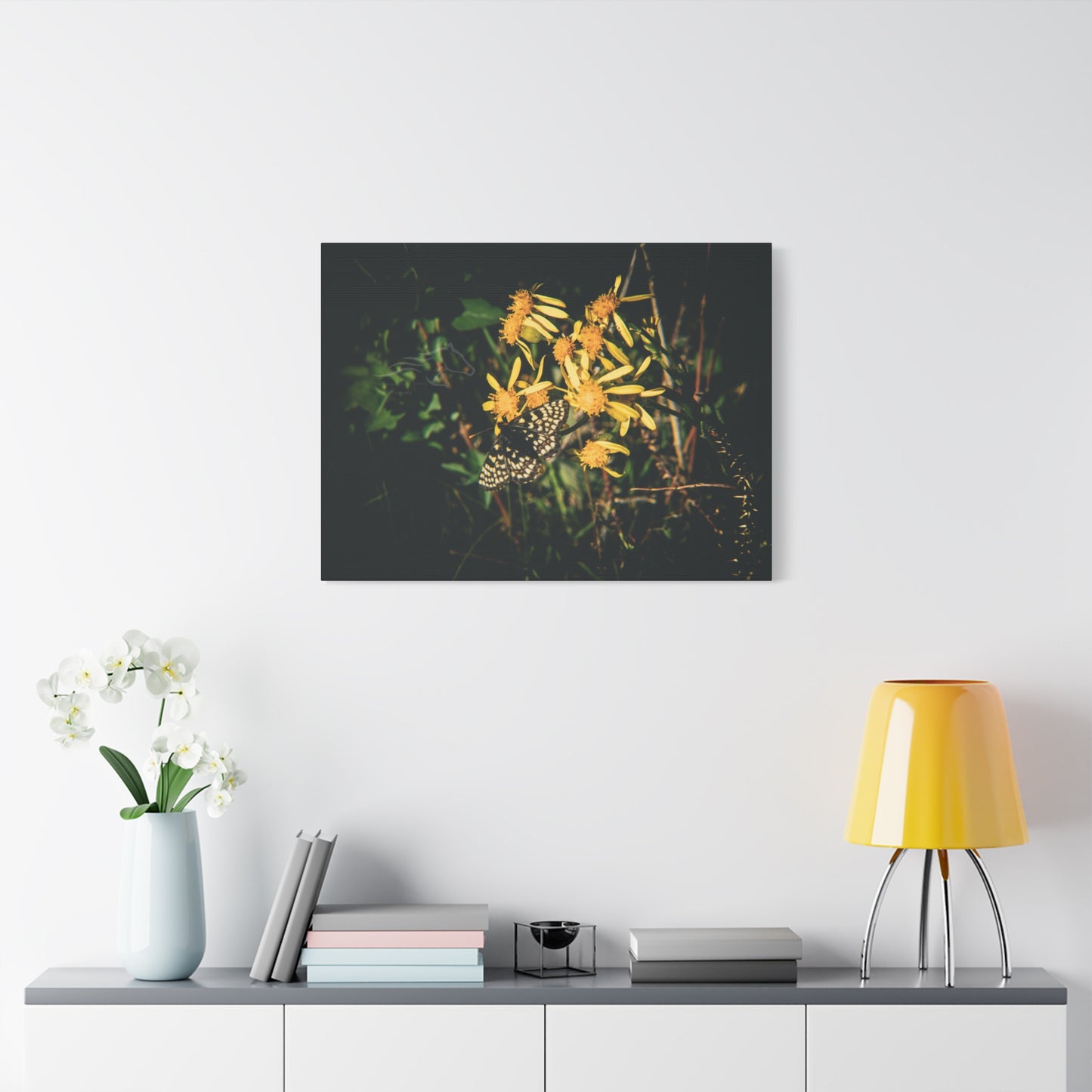 Checkerspot Butterfly Canvas