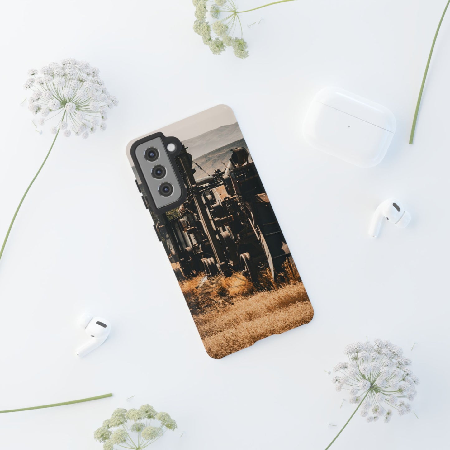 Rustic Farm Equipment Tough Case