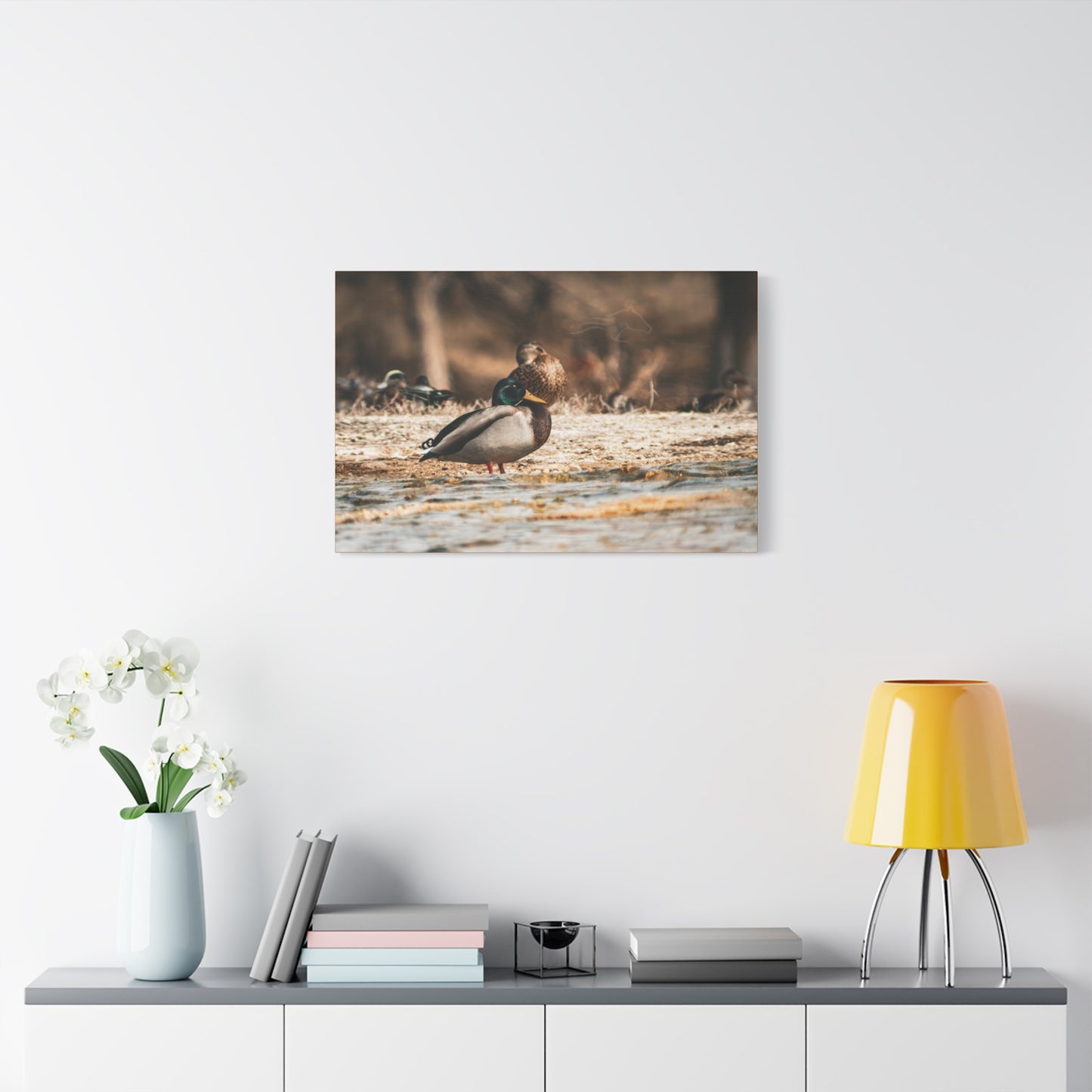 Nature-Inspired Duck Canvas