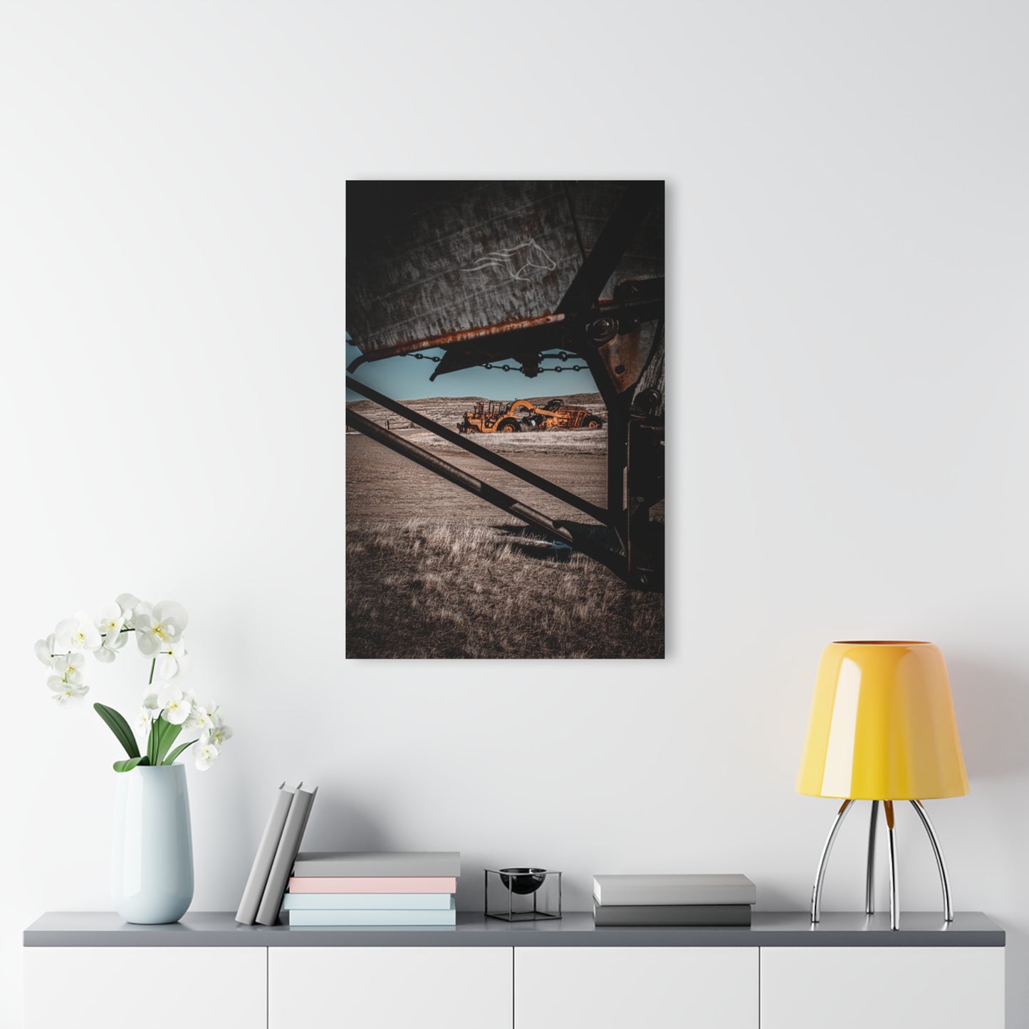 Rustic Yellow John Deer Acrylic