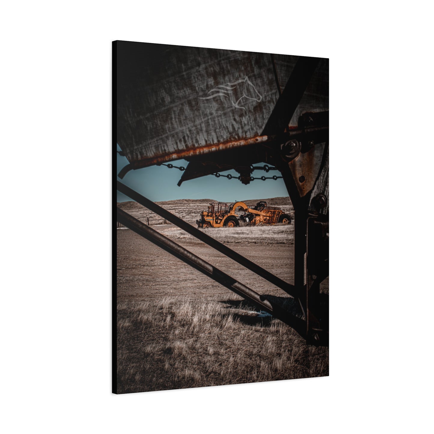Rustic Yellow John Deer Canvas