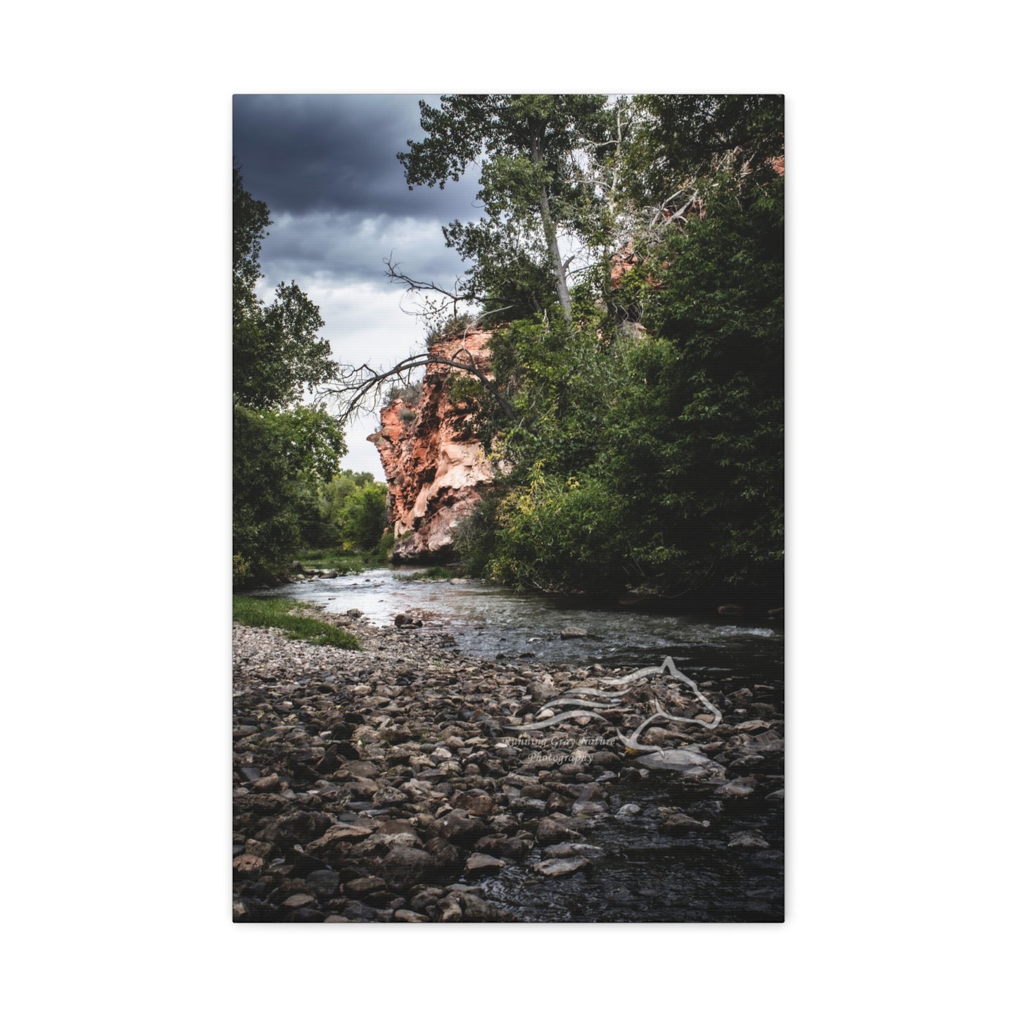 Storm Cloudes near Ayres Natural Bridge Canvas