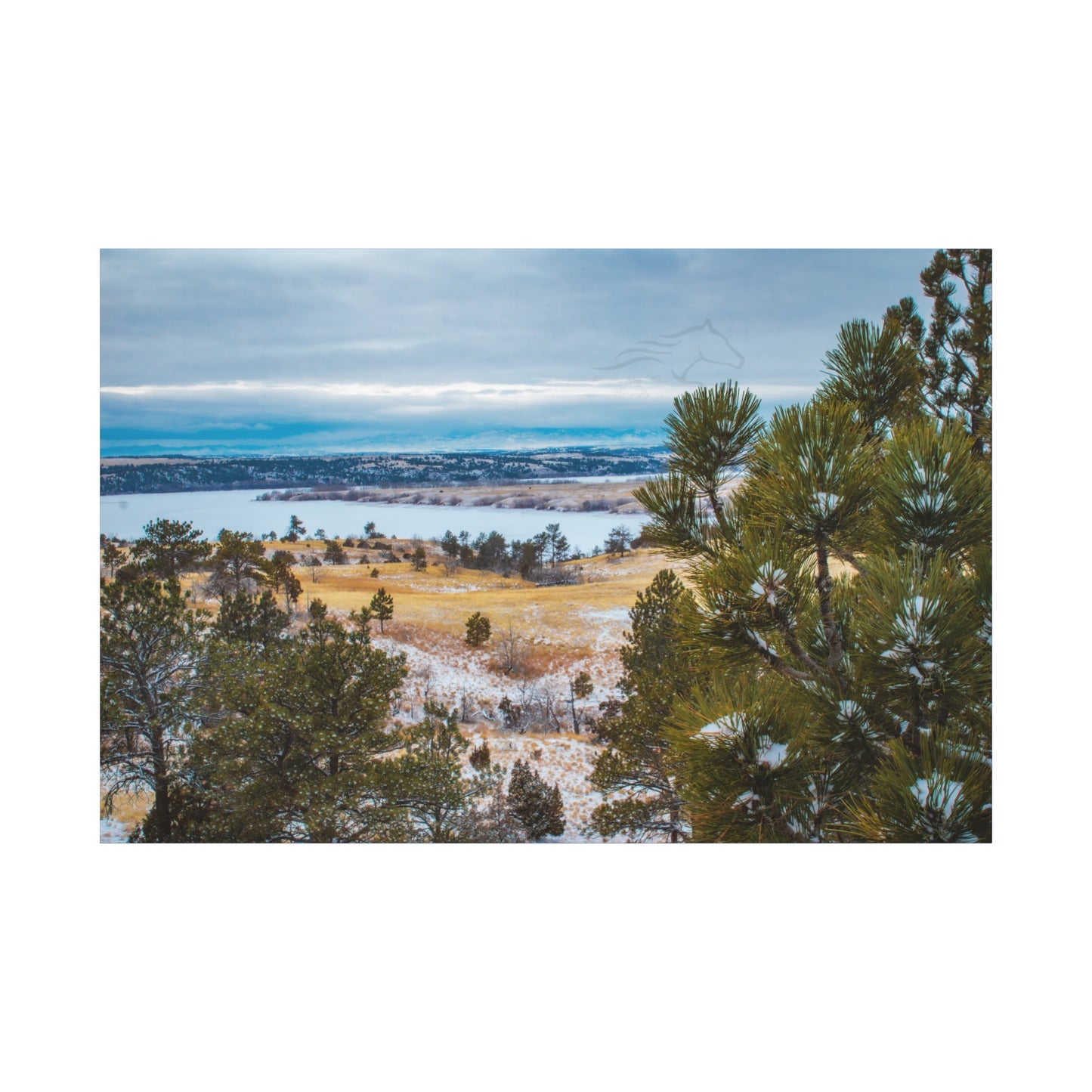 Guernsey View Wyoming Canvas