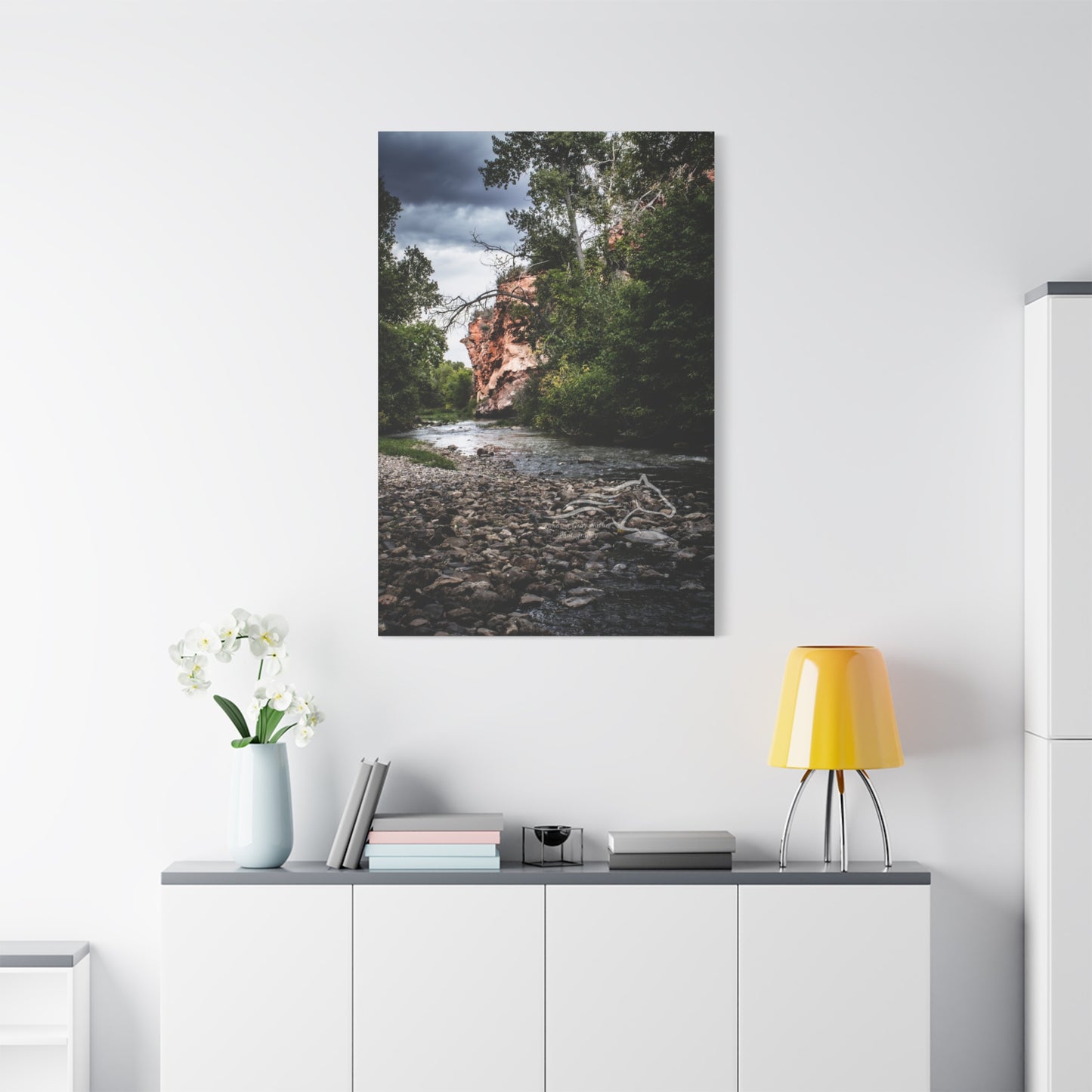 Storm Cloudes near Ayres Natural Bridge Canvas