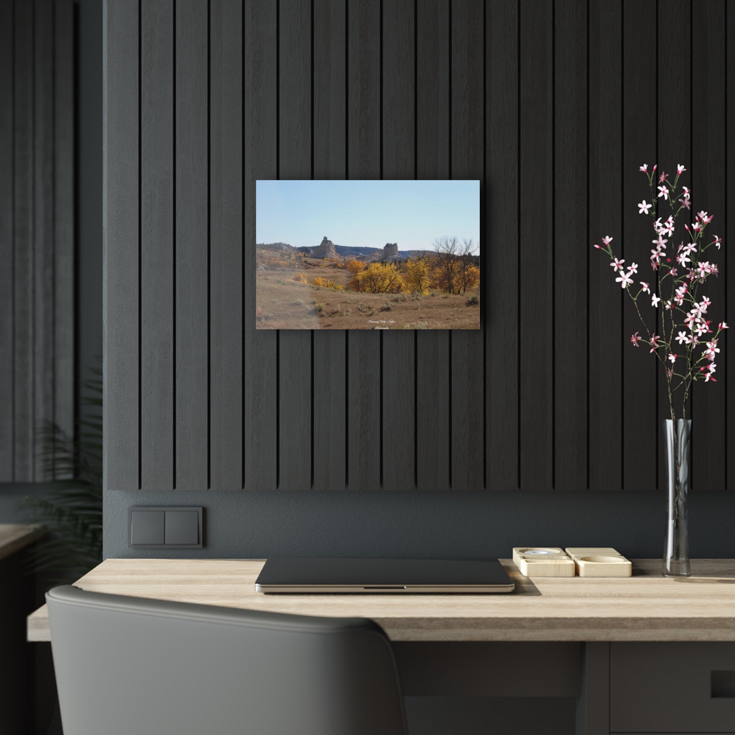 Fall Time near Slim Butte Acrylic Prints