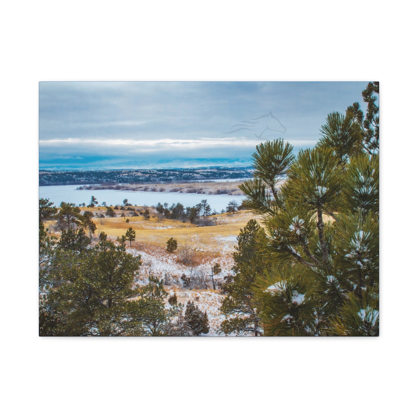 Guernsey View Wyoming Canvas