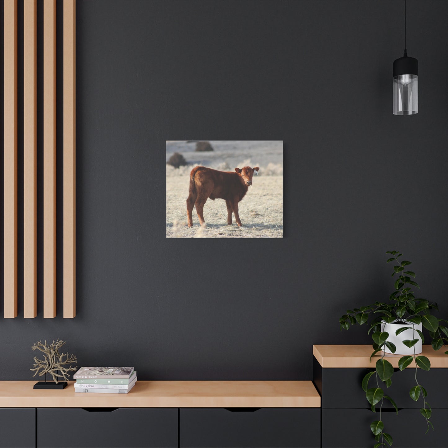 Baby Calf 198 Matte Canvas, Stretched, 1.25"