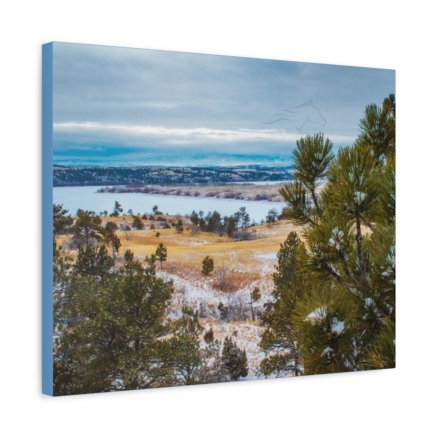 Guernsey View Wyoming Canvas