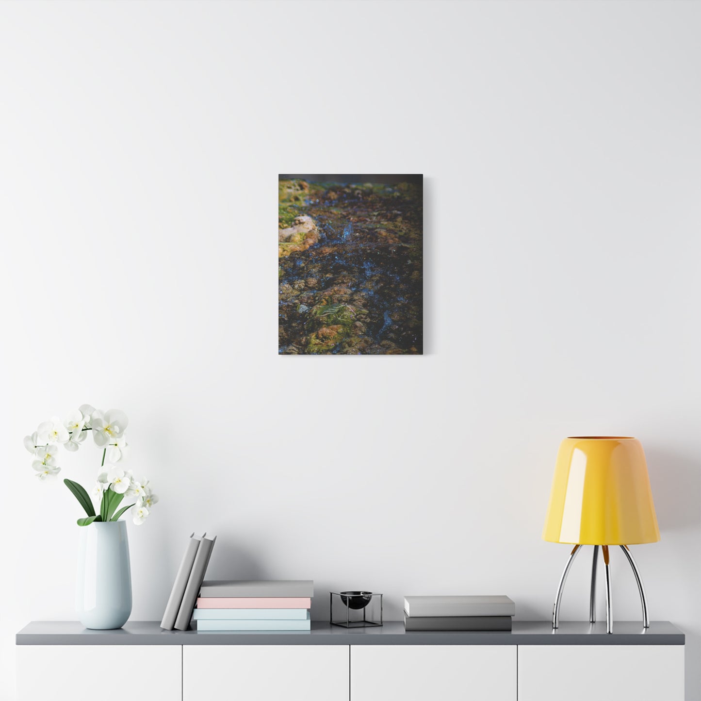 Hot Springs Waterfall Canvas