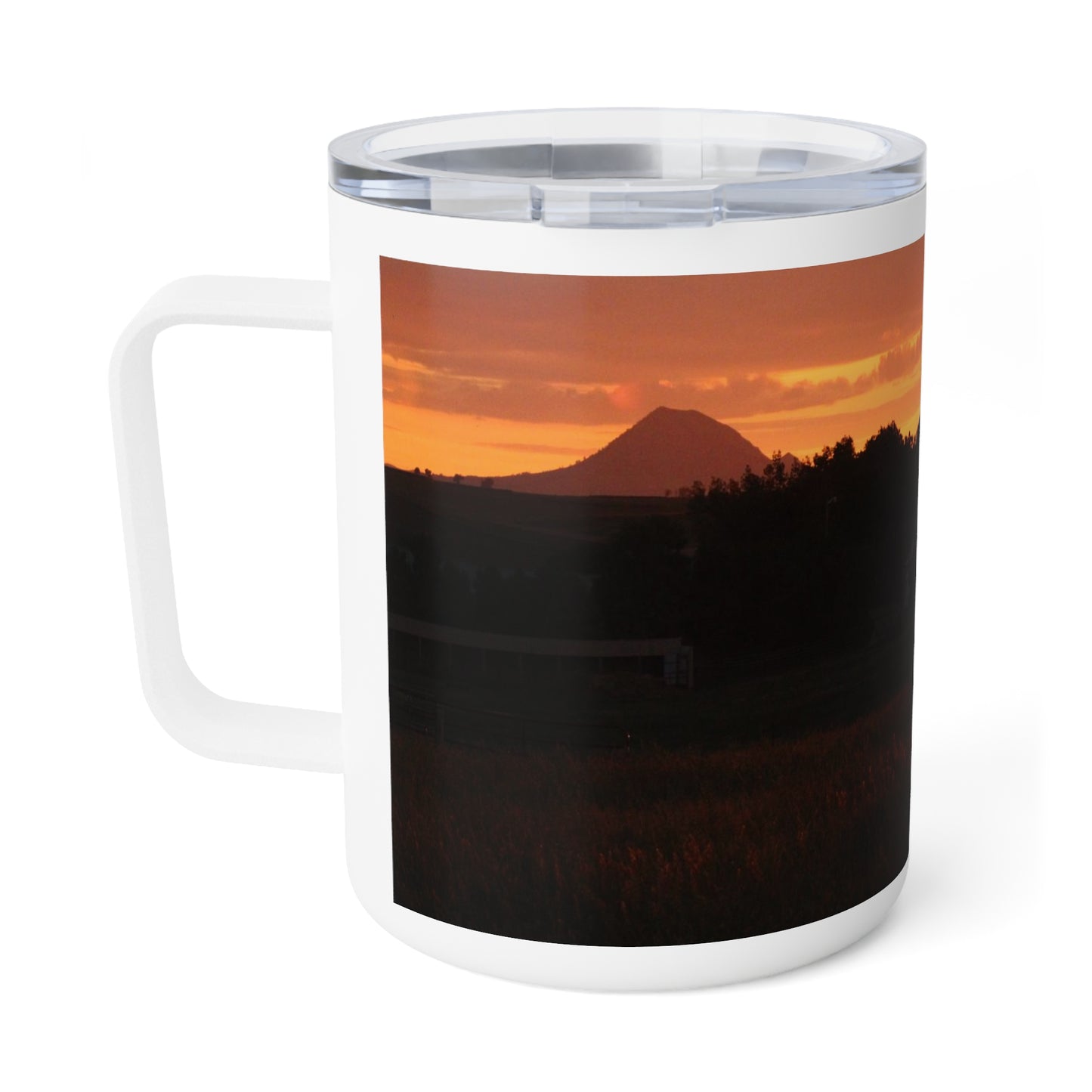 Bear Butte, SD Insulated Coffee Mug, 10oz