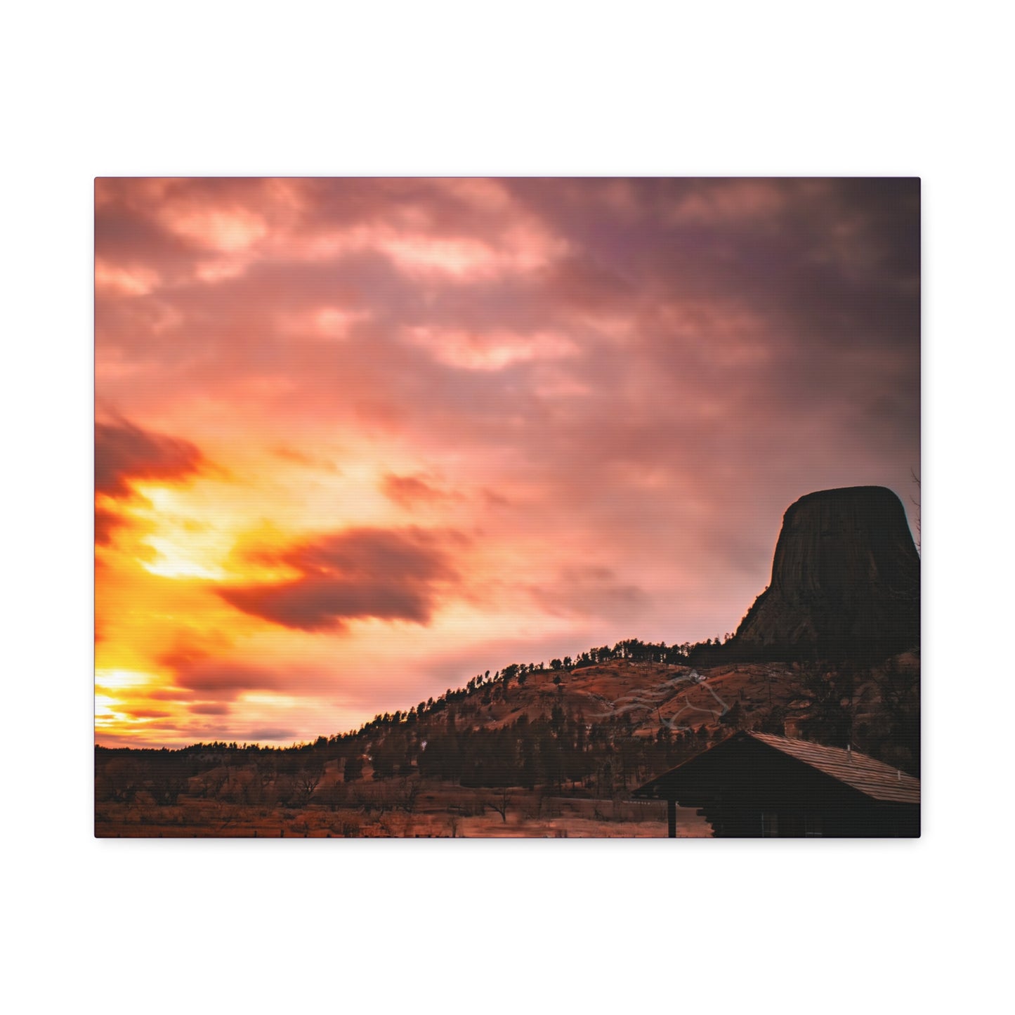 Devils Tower Canvas