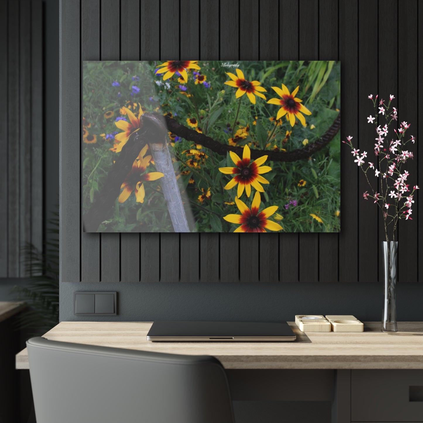 Red and Yellow Sunflowers Acrylic Prints