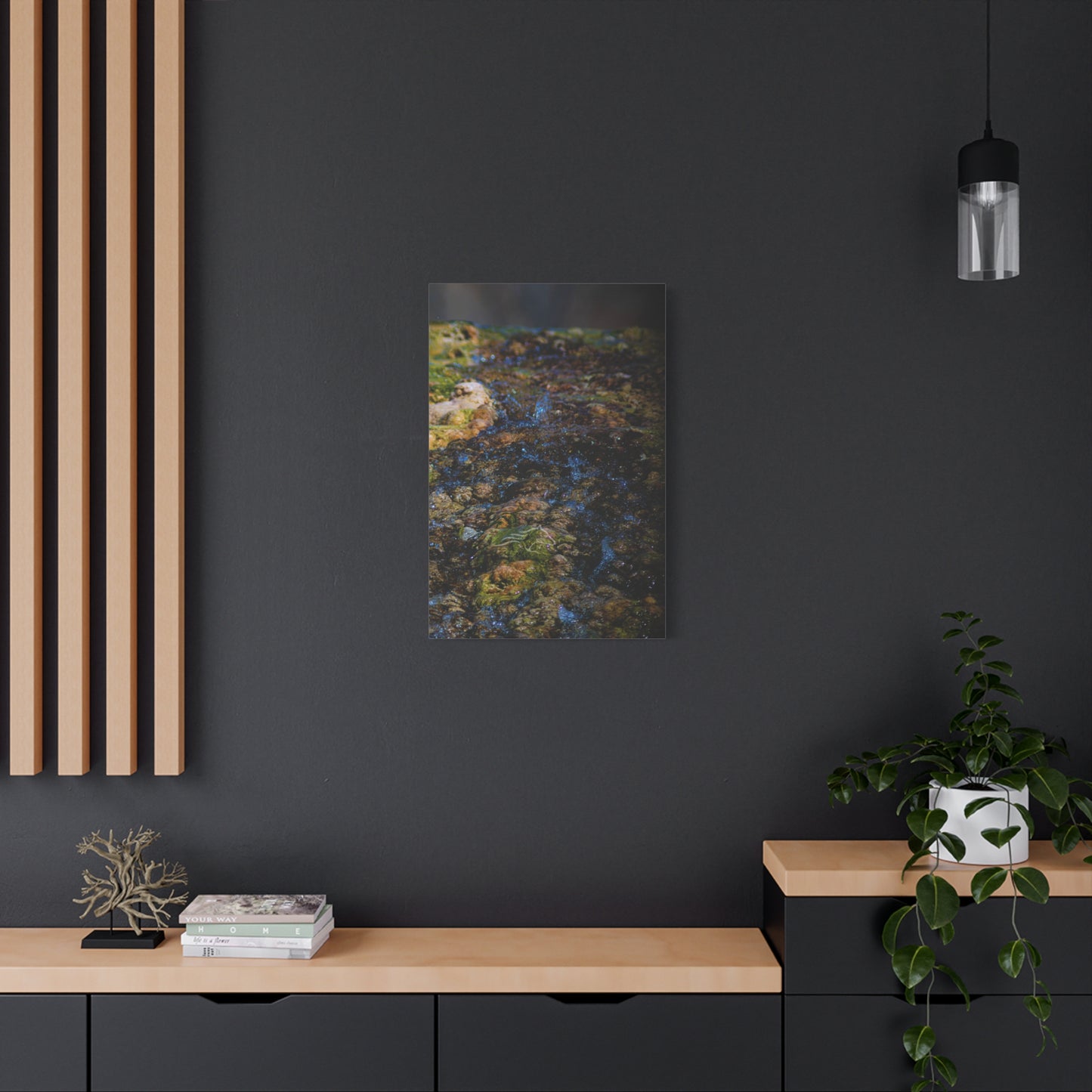 Hot Springs Waterfall Canvas