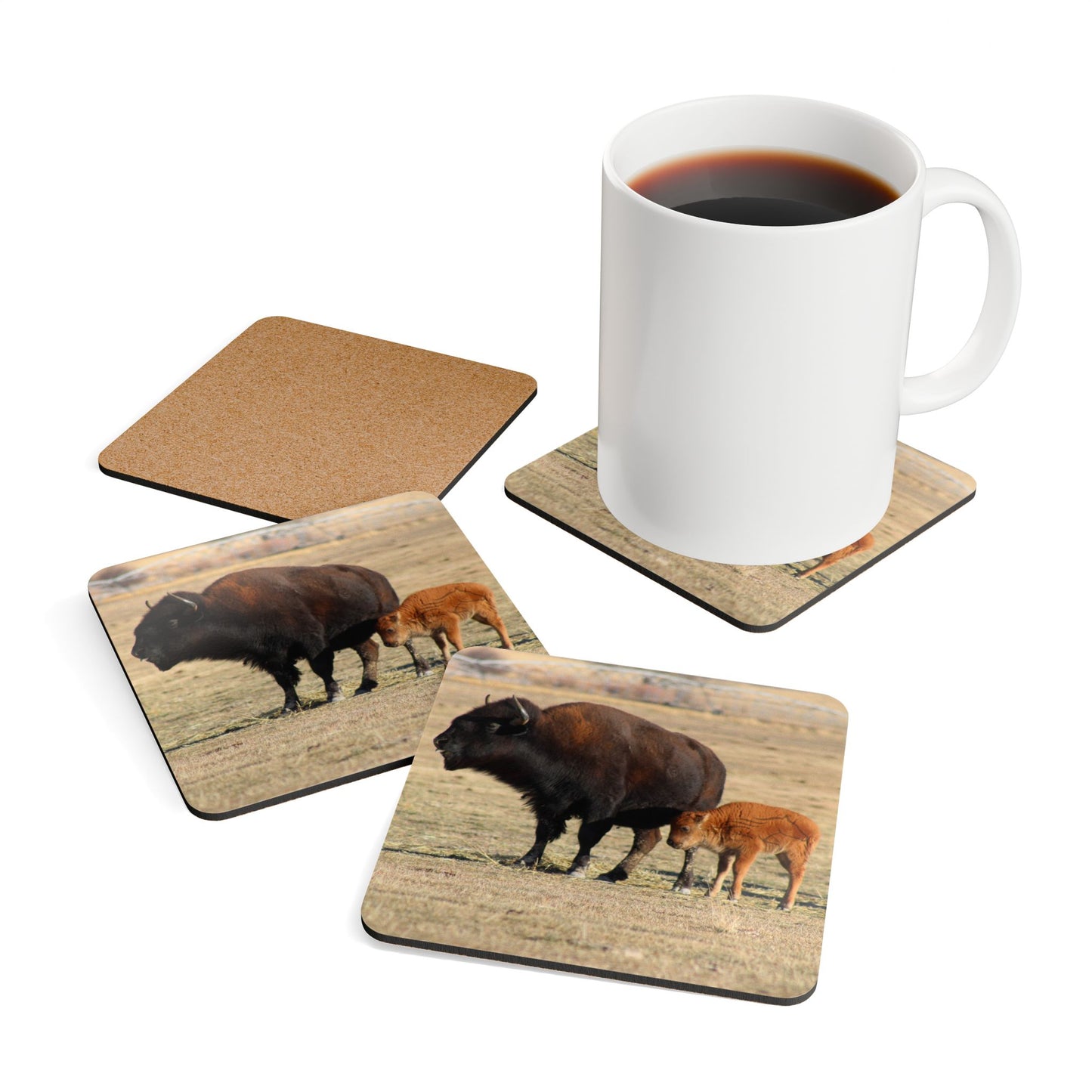 Corkwood Coaster Set
