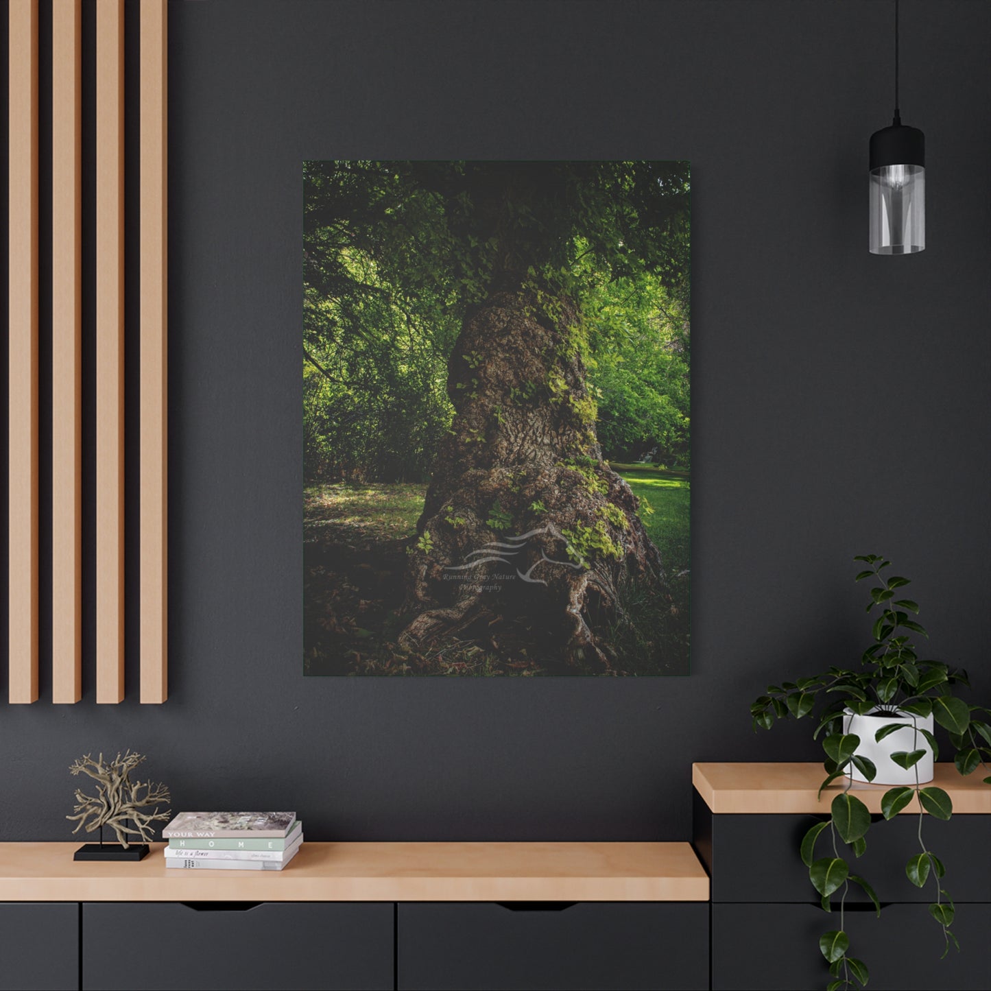 Natural Green Tree Canvas