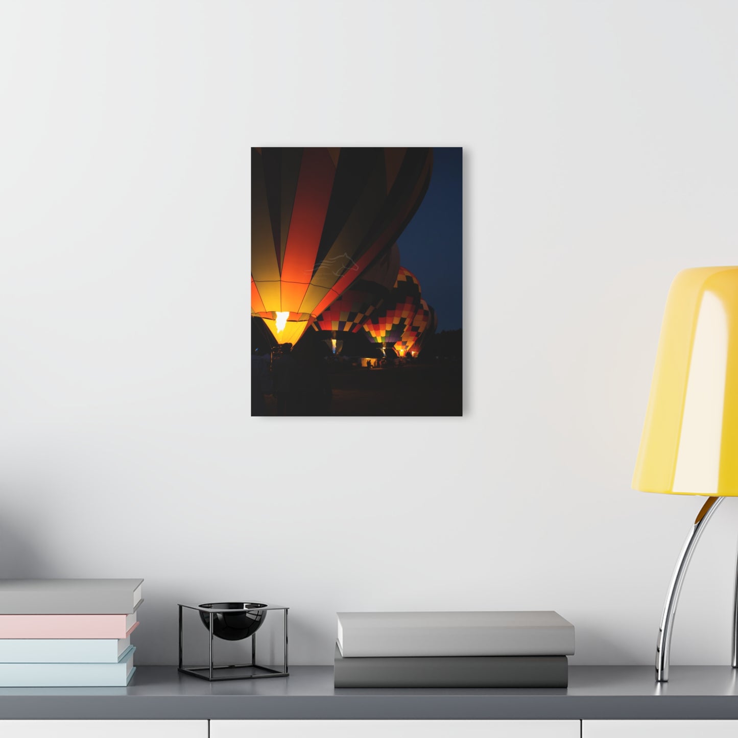 Vibrant Hot Air Balloon Acrylic