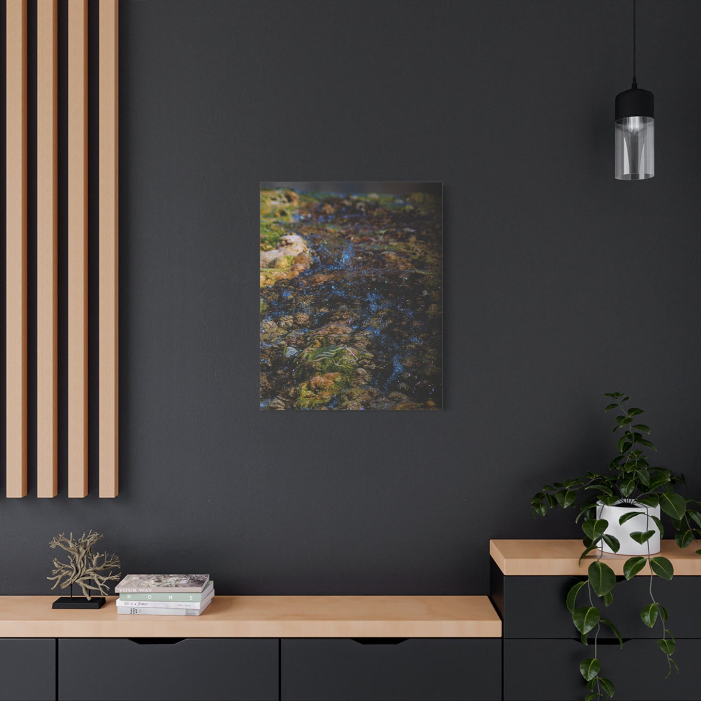 Hot Springs Waterfall Canvas