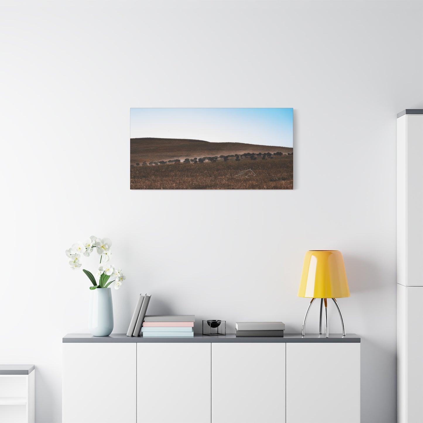 Buffalo Herd Canvas