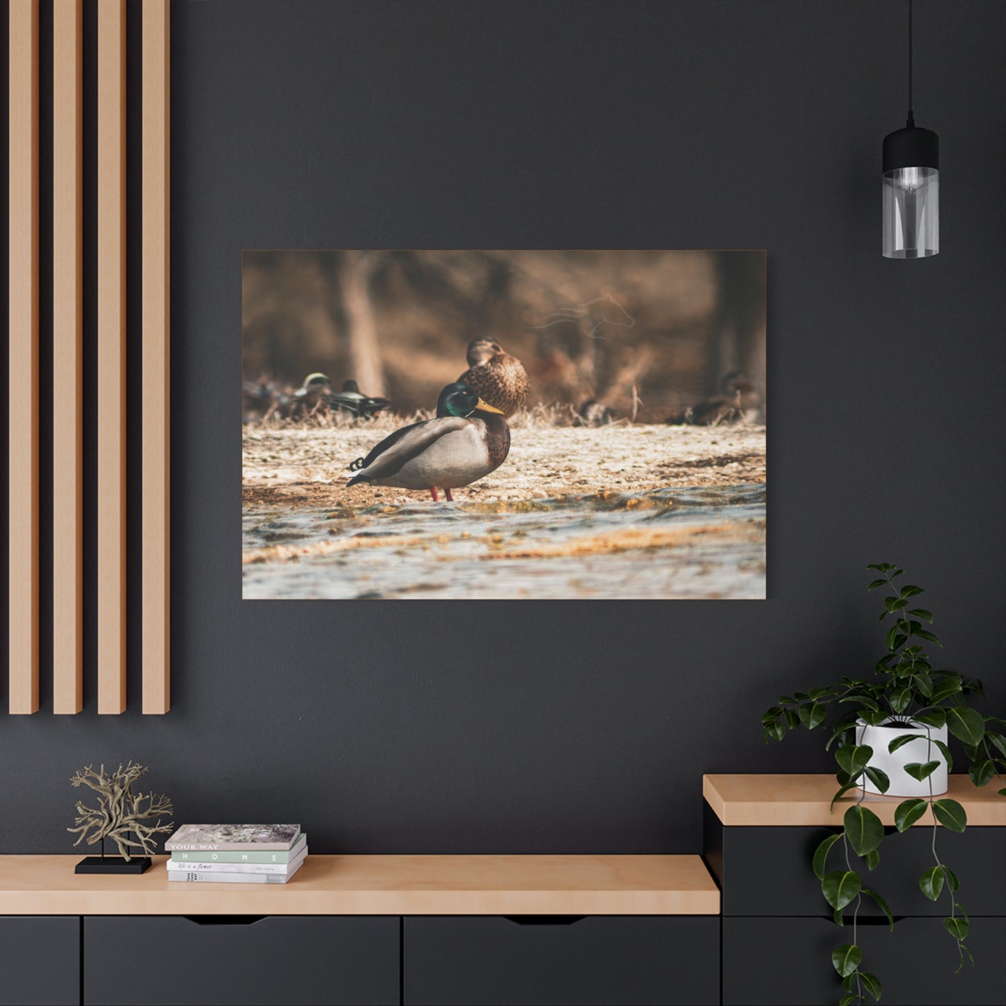 Nature-Inspired Duck Canvas