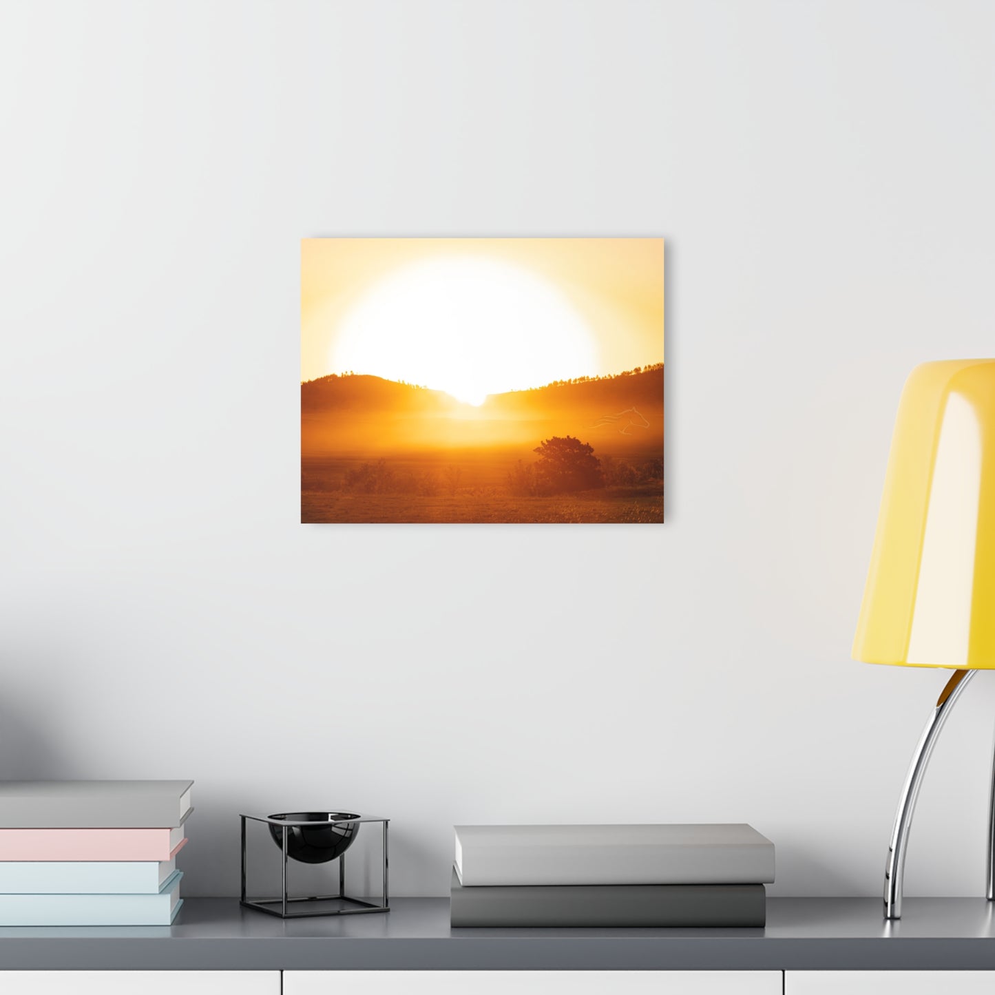 Buffalo Round Up Sunrise Acrylic