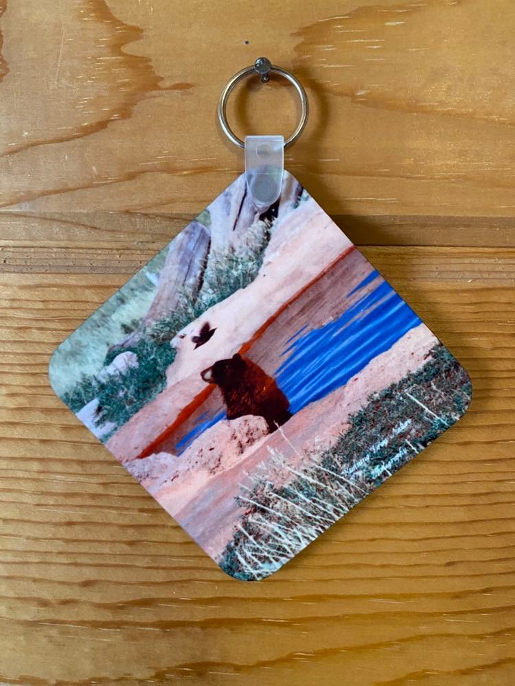 Bird Watching Key Chain