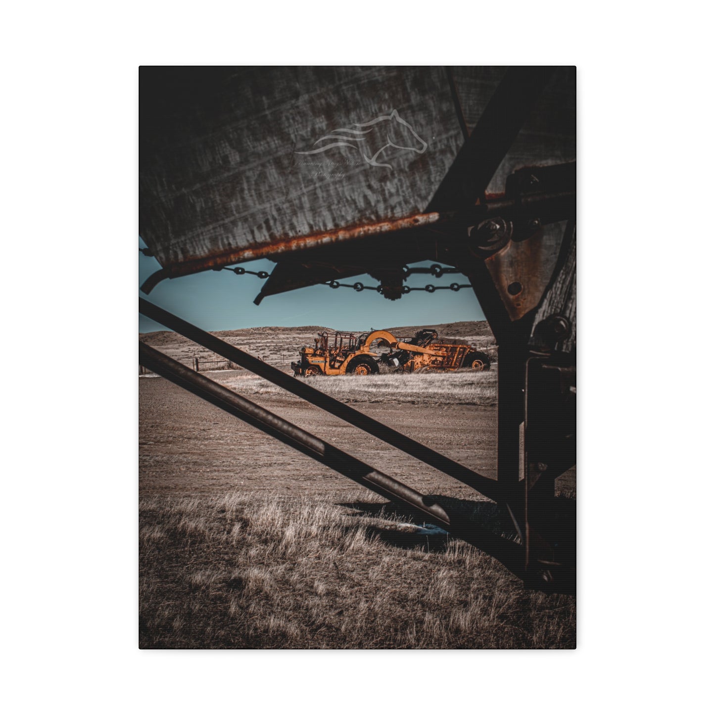 Rustic Yellow John Deer Canvas