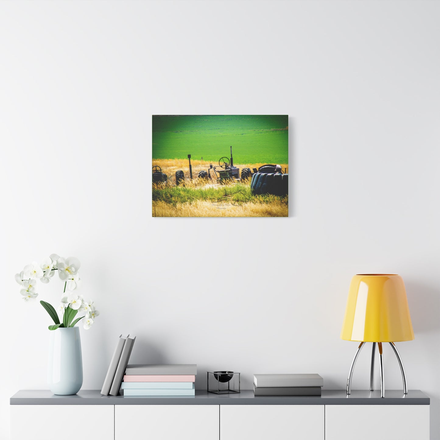 Rustic Tractor Canvas