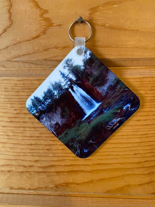 Spearfish Canyon Water fall Key Chain