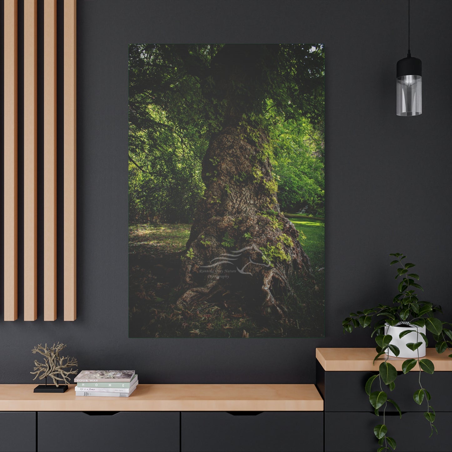Natural Green Tree Canvas