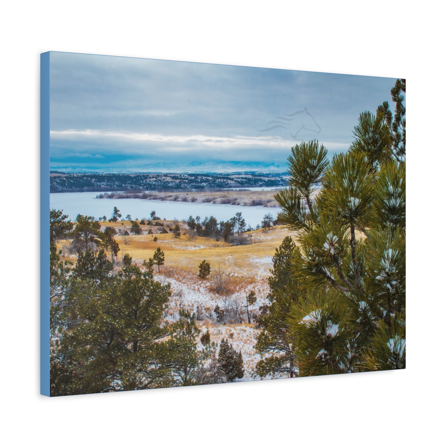 Guernsey View Wyoming Canvas