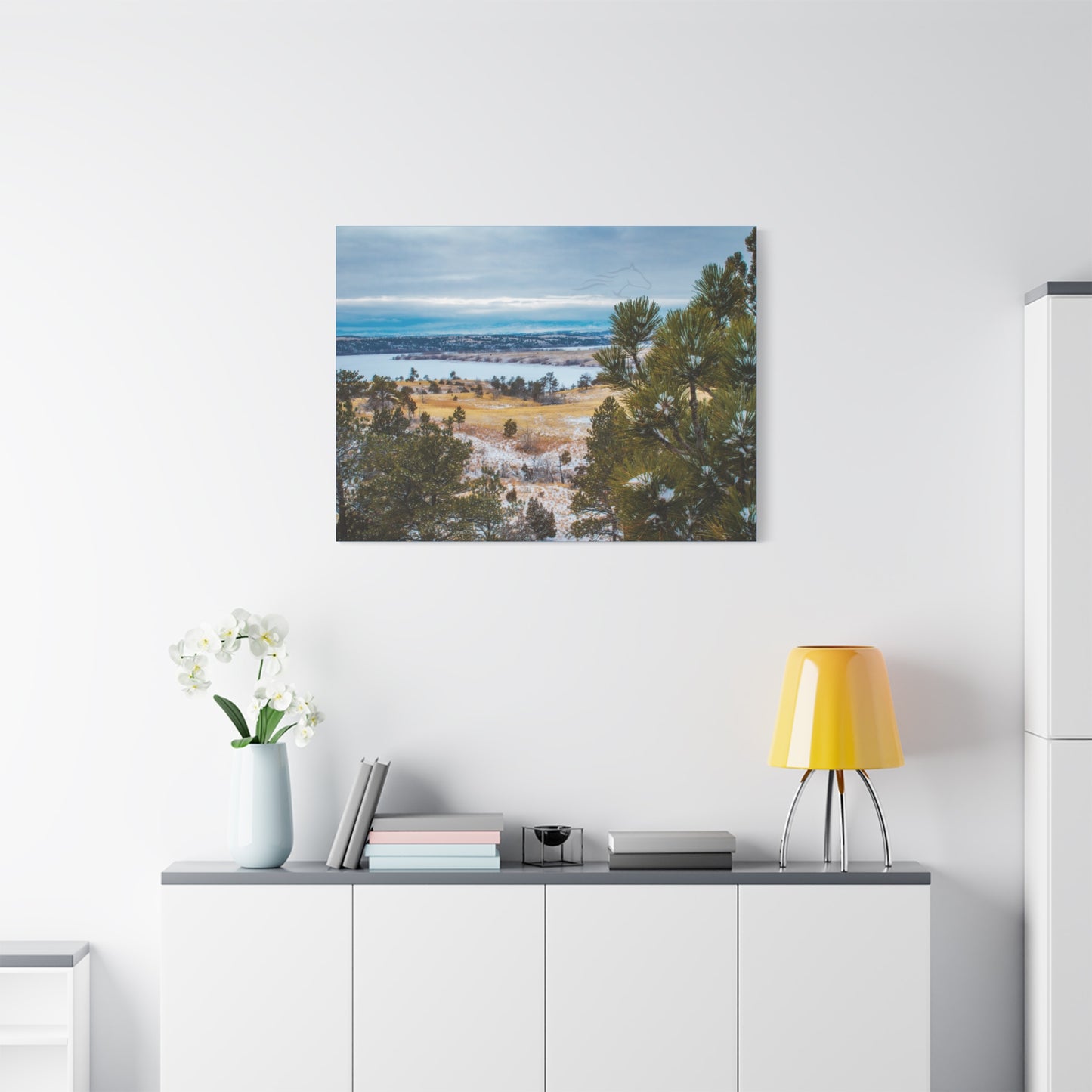 Guernsey View Wyoming Canvas