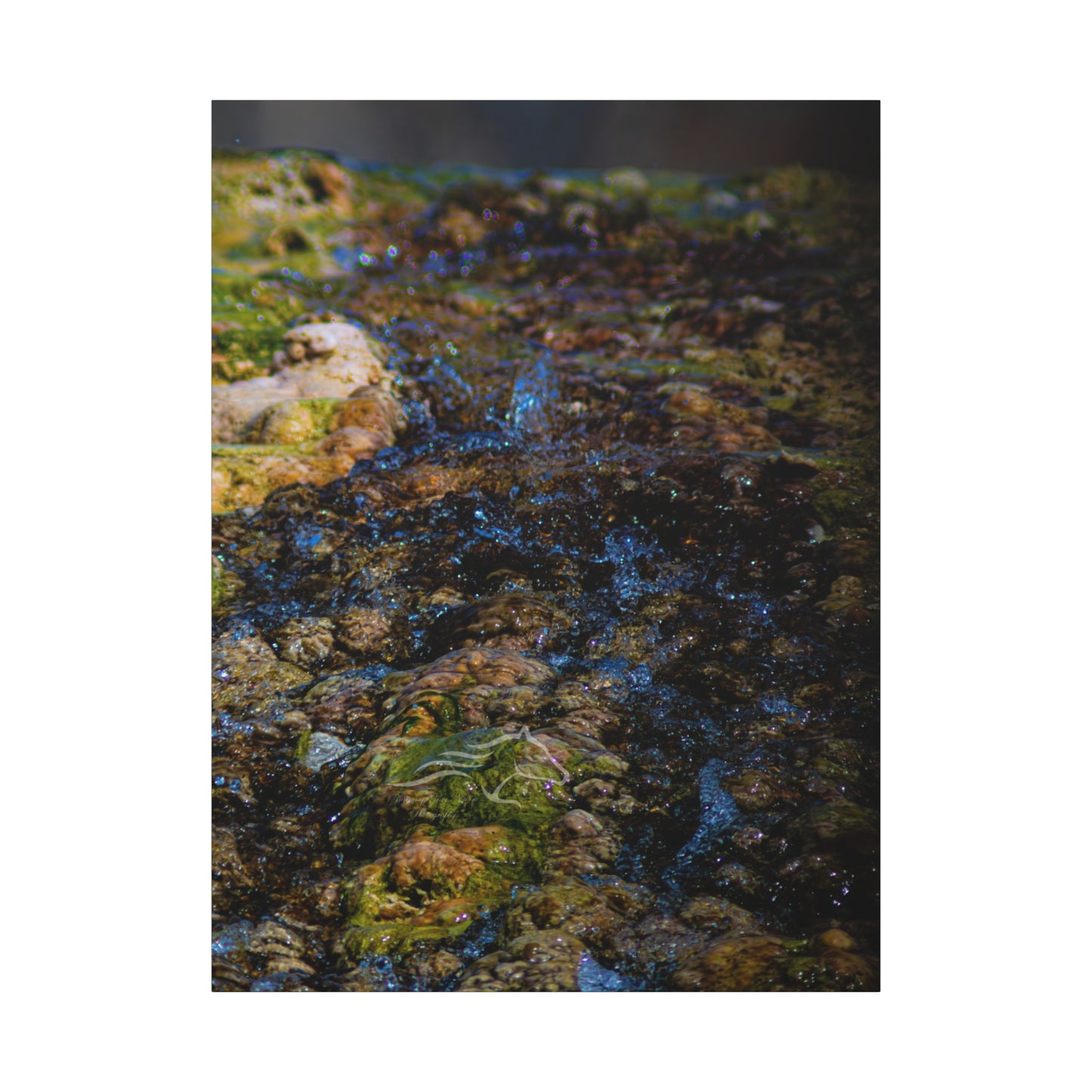 Hot Springs Waterfall Canvas