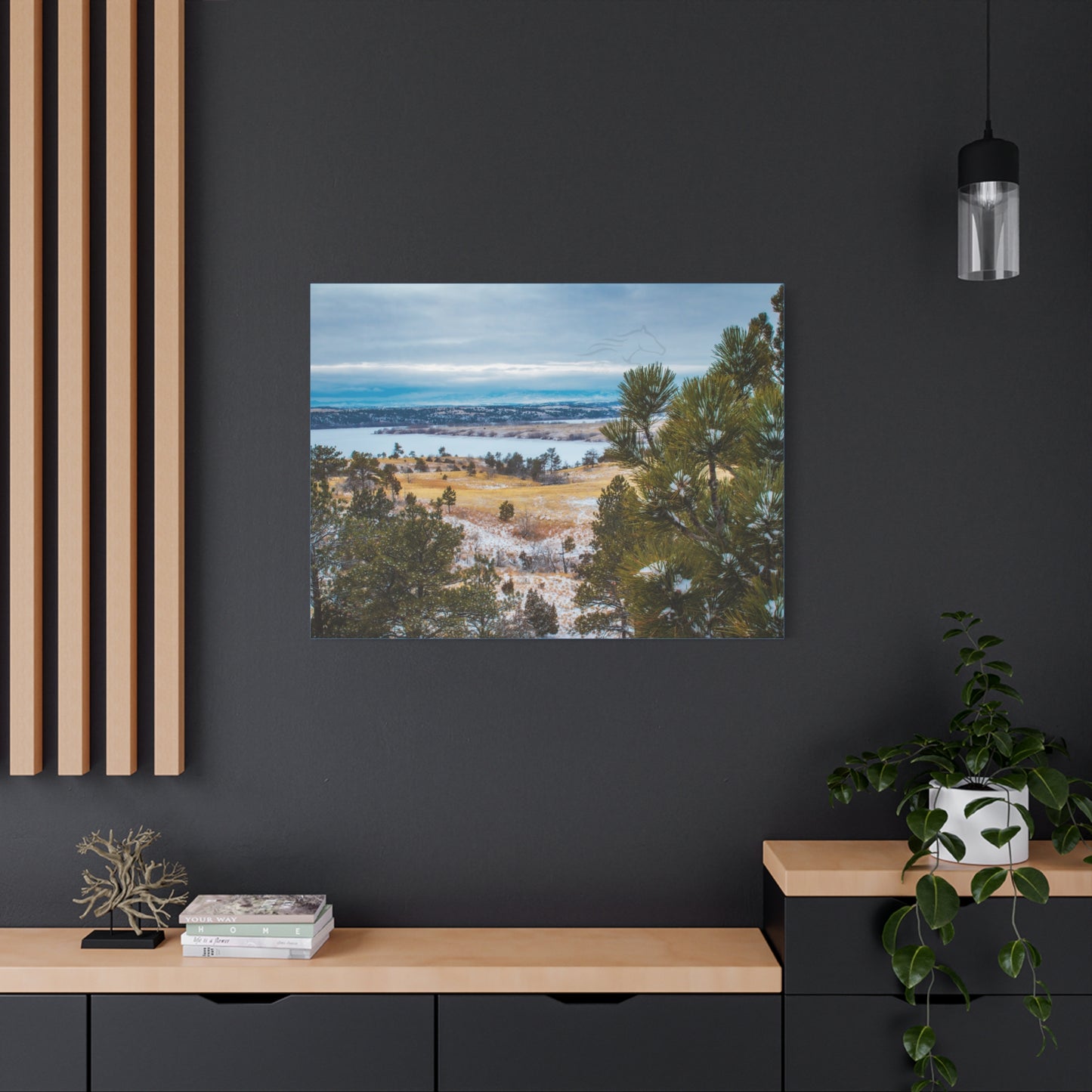 Guernsey View Wyoming Canvas