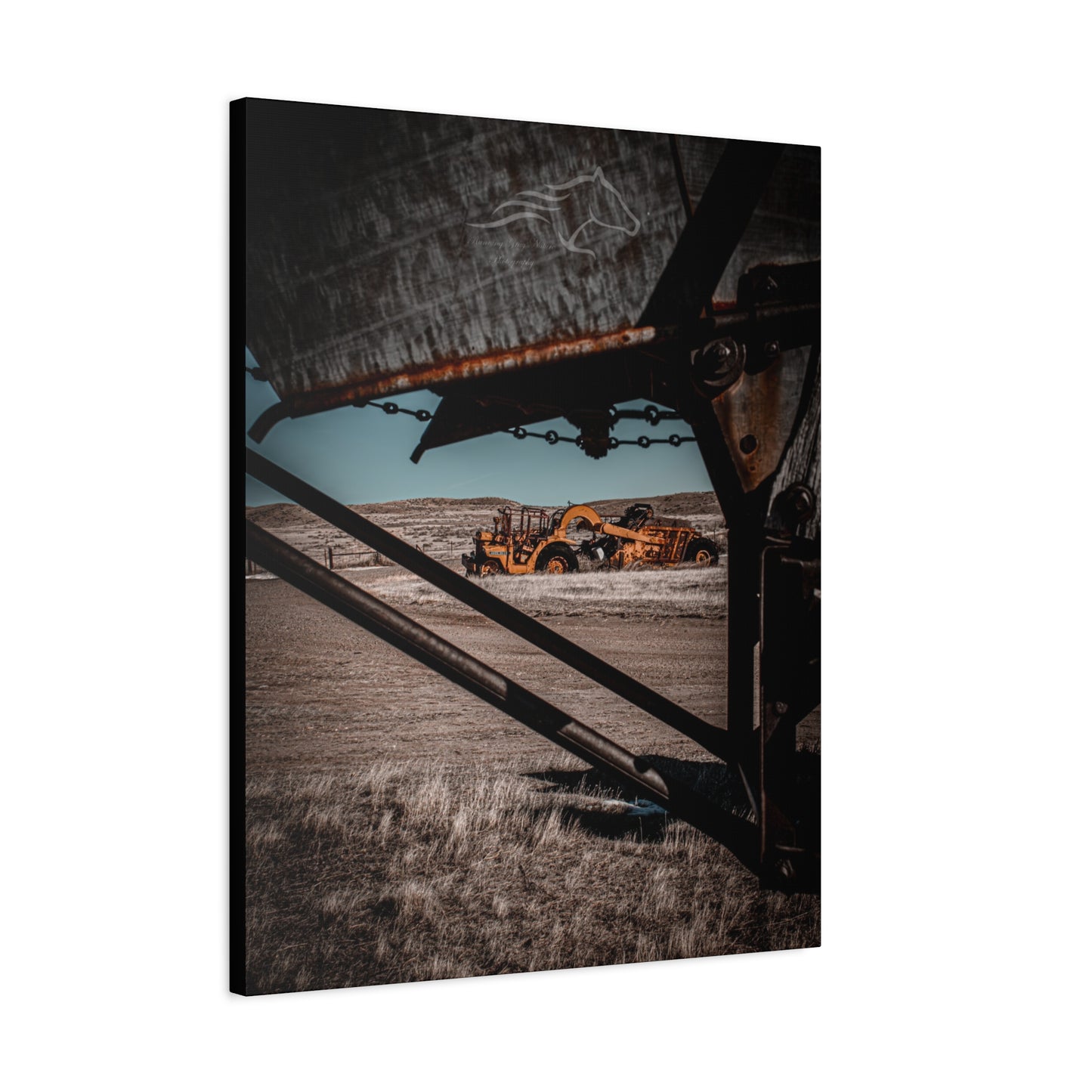 Rustic Yellow John Deer Canvas