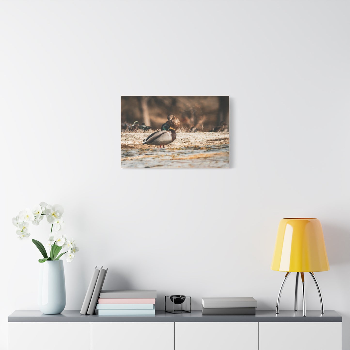 Nature-Inspired Duck Canvas