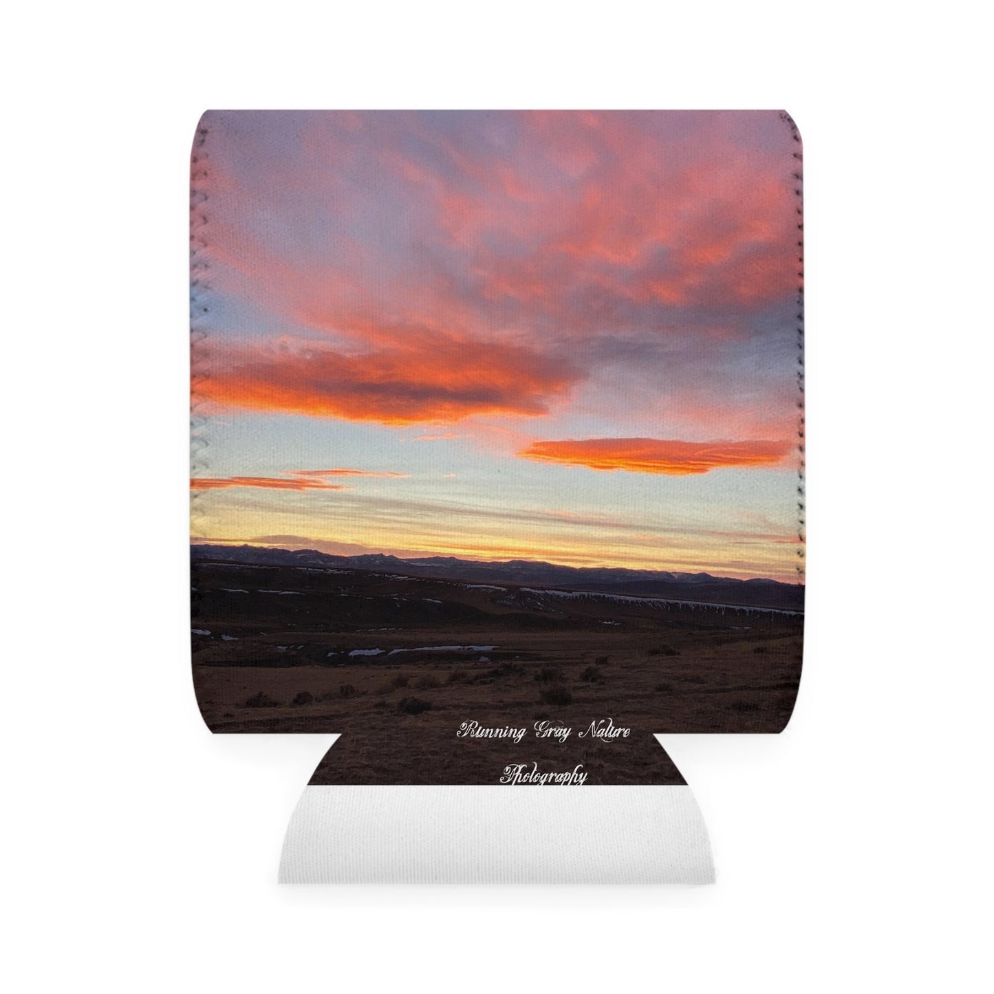 Wyoming Sunset Can Koozie Sleeve