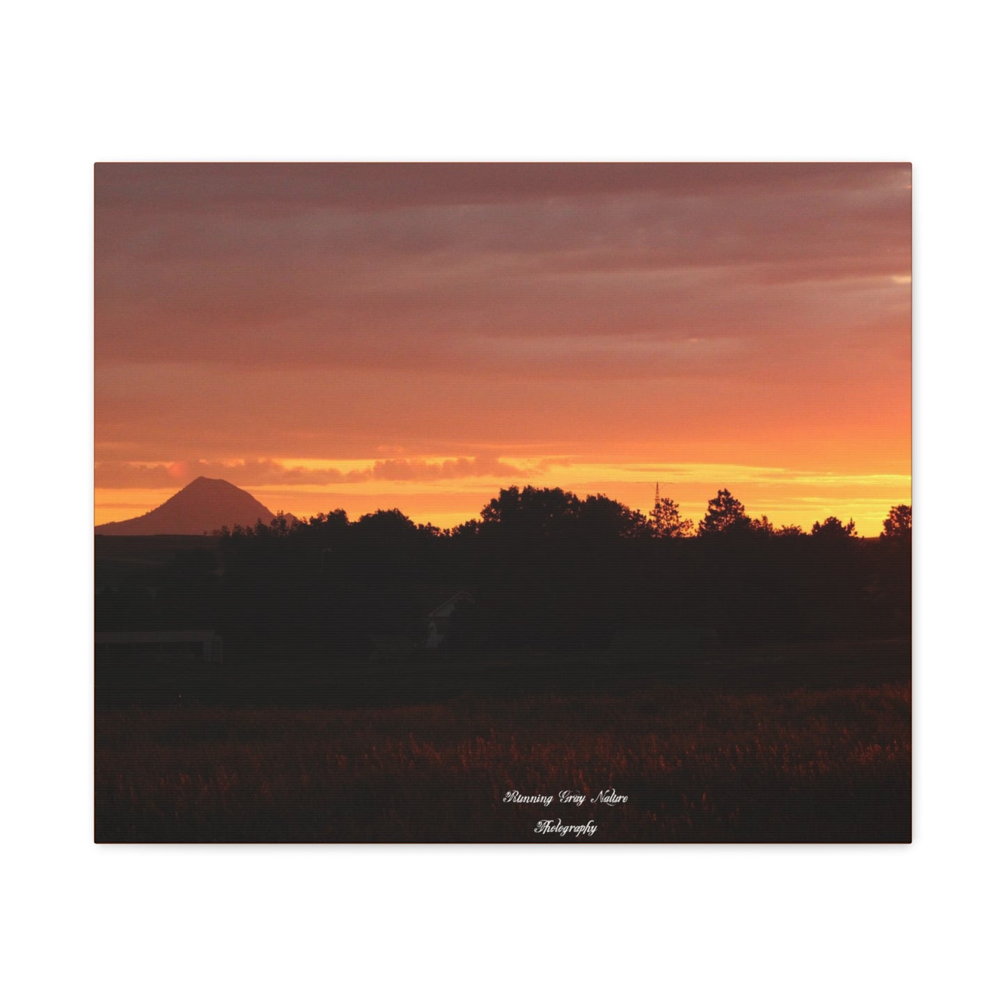 Bear Butte, SD Matte Canvas, Stretched, 1.25"