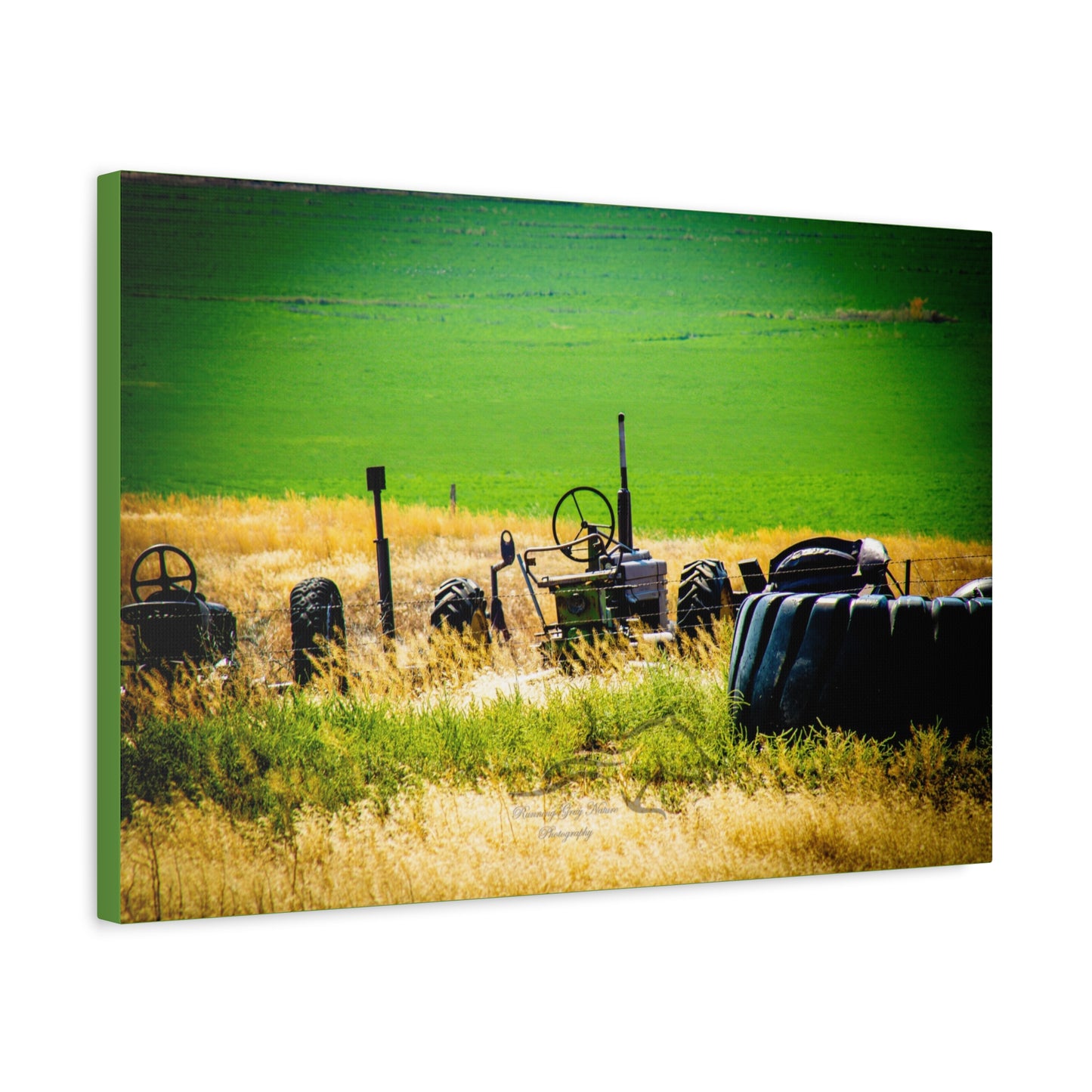 Rustic Tractor Canvas