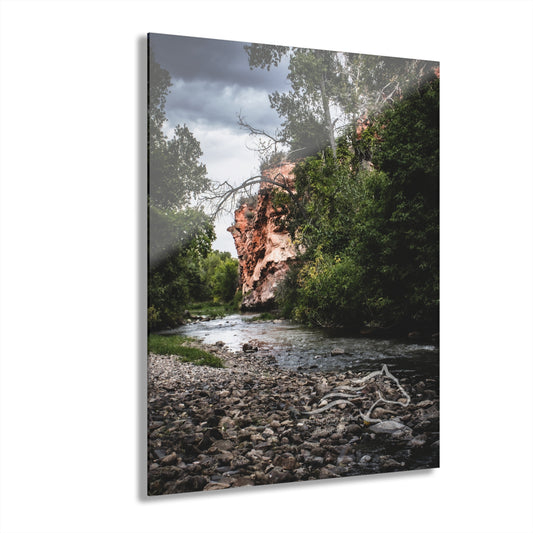 Storm Cloudes near Ayres Natural Bridge Acrylic