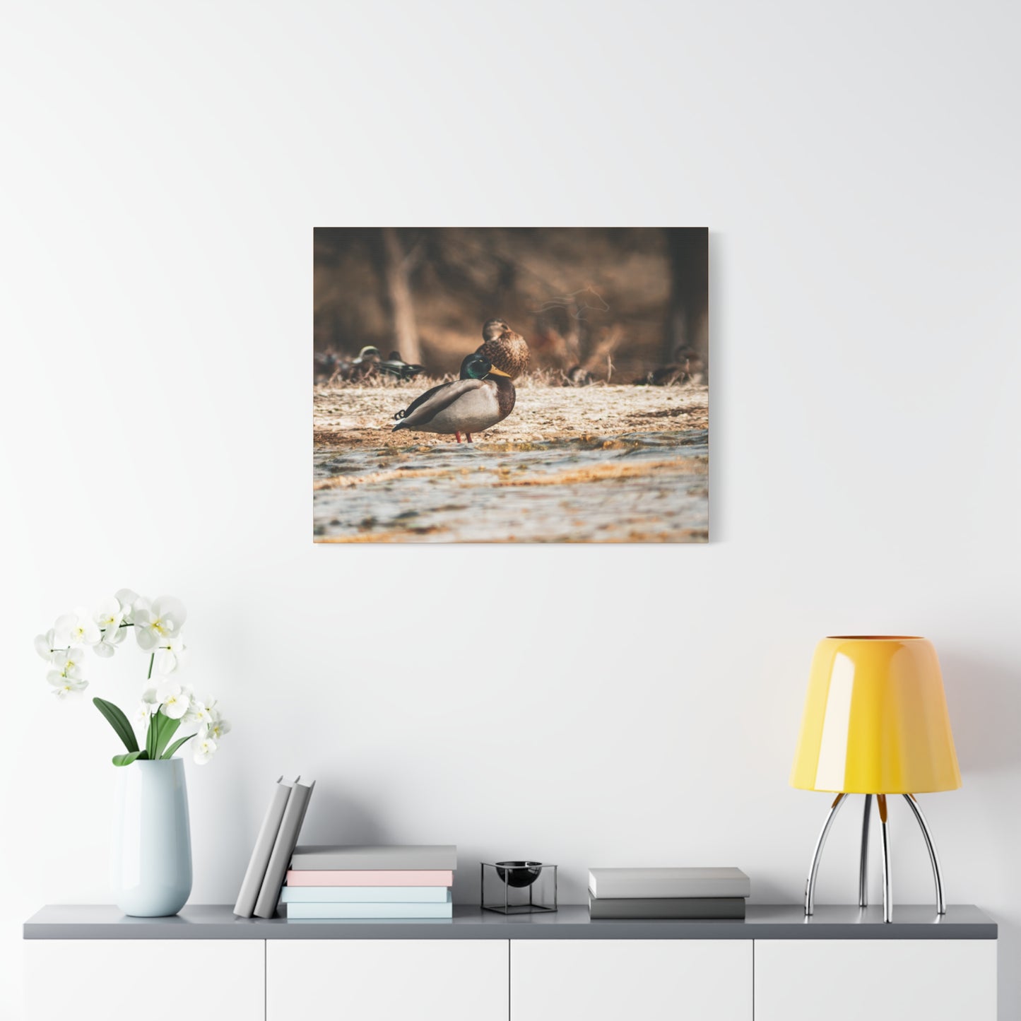 Nature-Inspired Duck Canvas