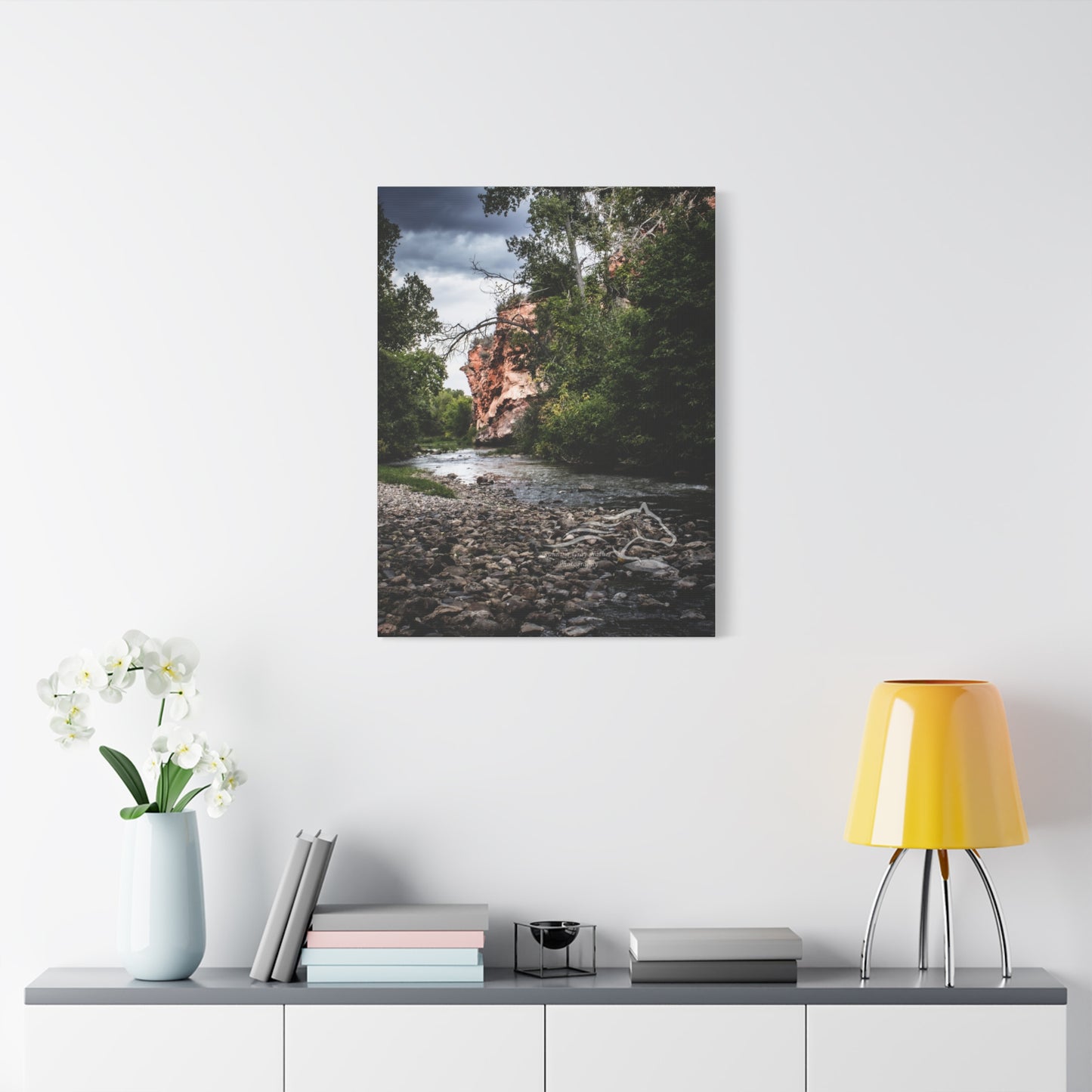 Storm Cloudes near Ayres Natural Bridge Canvas