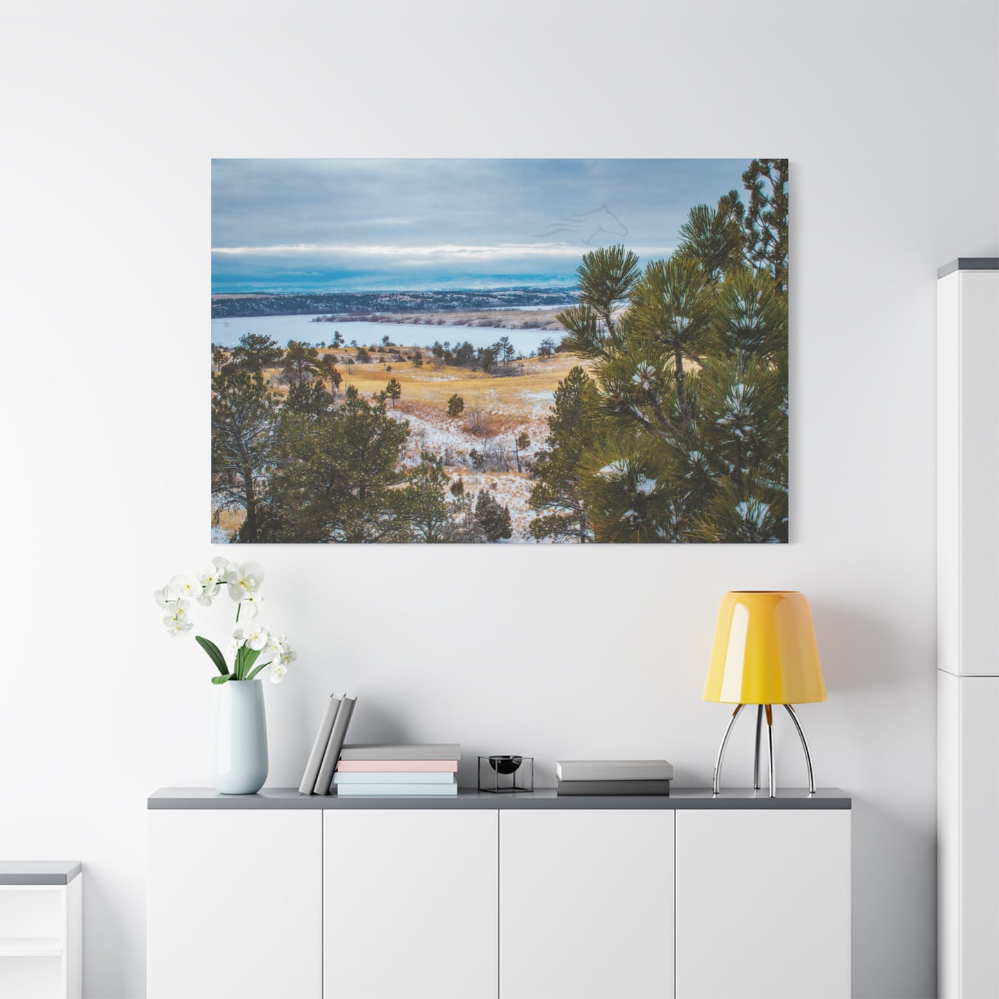 Guernsey View Wyoming Canvas