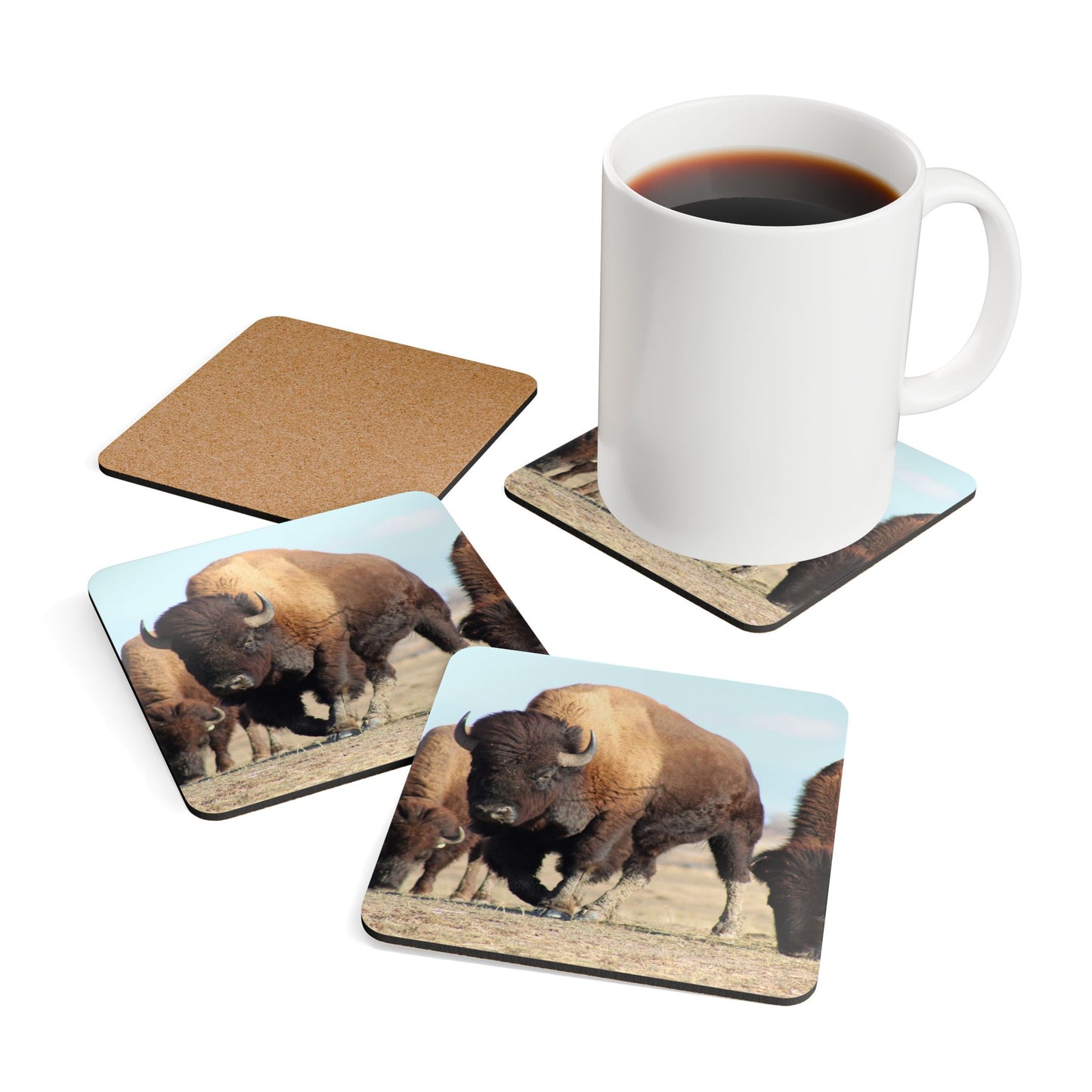 Corkwood Coaster Set