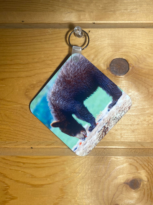 Strawberry Bear Key Chain