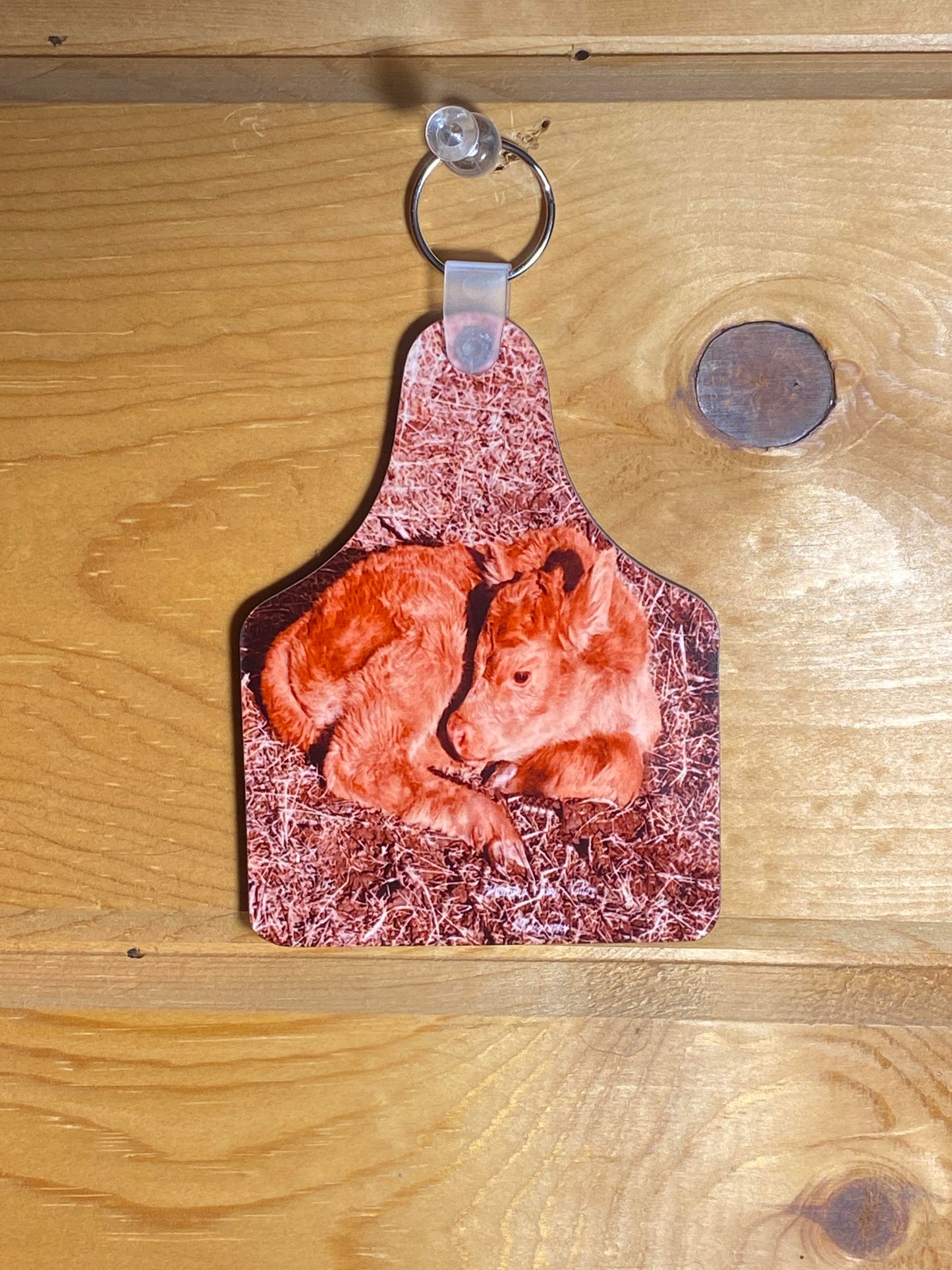 Baby Calf Key Chain