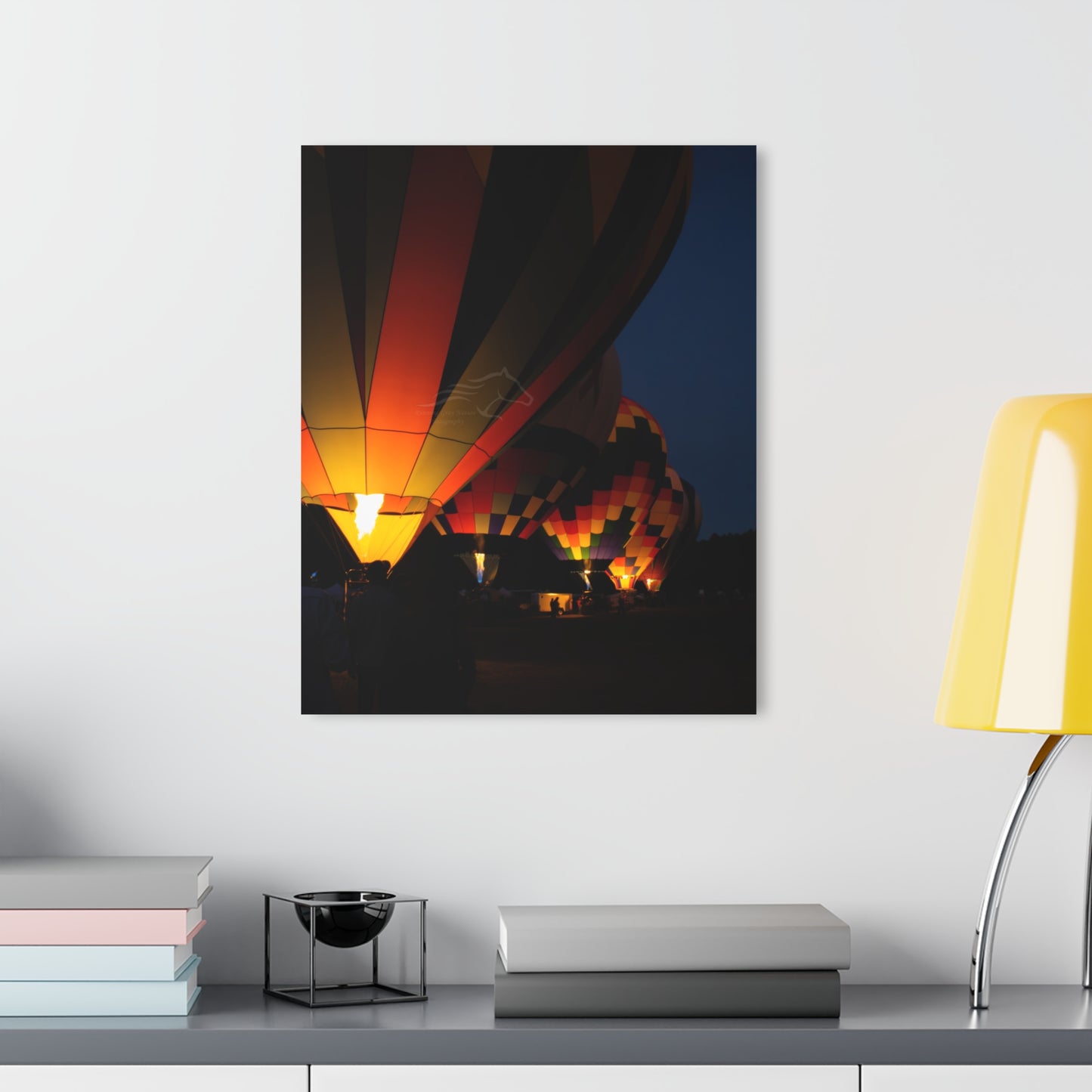 Vibrant Hot Air Balloon Acrylic