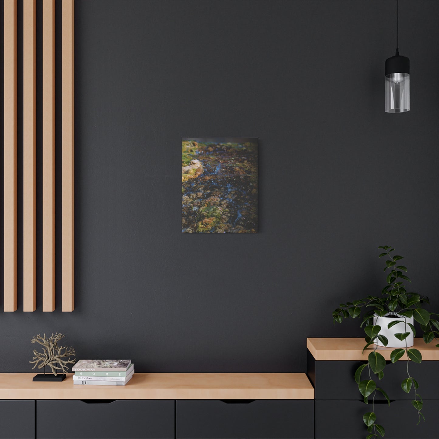 Hot Springs Waterfall Canvas