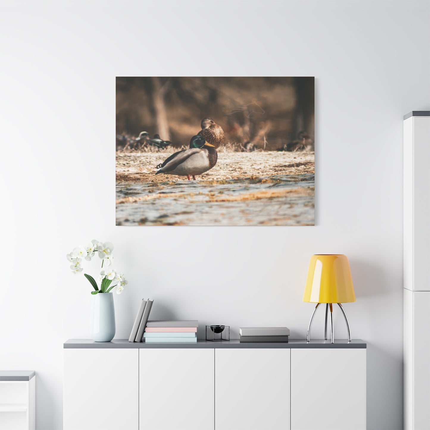 Nature-Inspired Duck Canvas